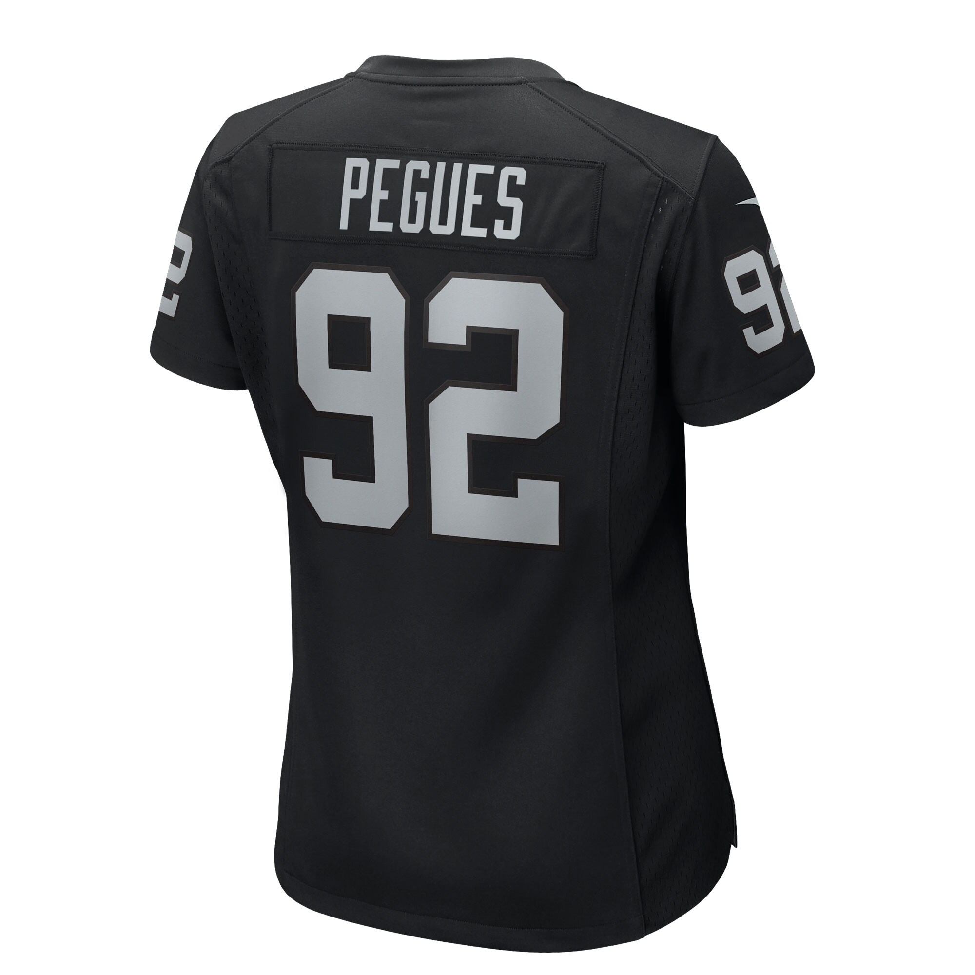 JJ Pegues Las Vegas Raiders Nike Women’s Team Game Jersey – Black Clowdercats