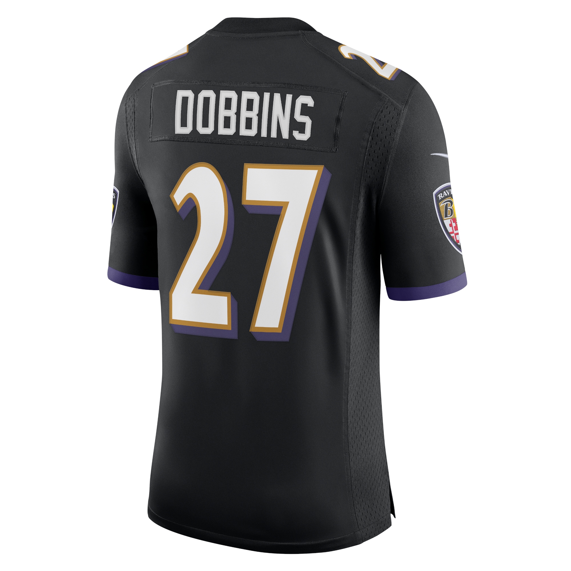 J.K. Dobbins Baltimore Ravens Nike Vapor Limited Jersey – Black Clowdercats