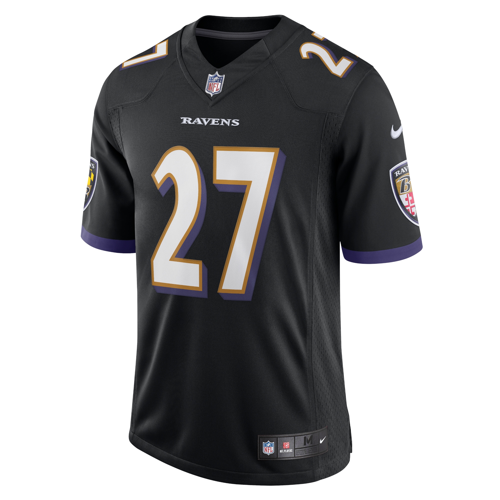 J.K. Dobbins Baltimore Ravens Nike Vapor Limited Jersey – Black Clowdercats