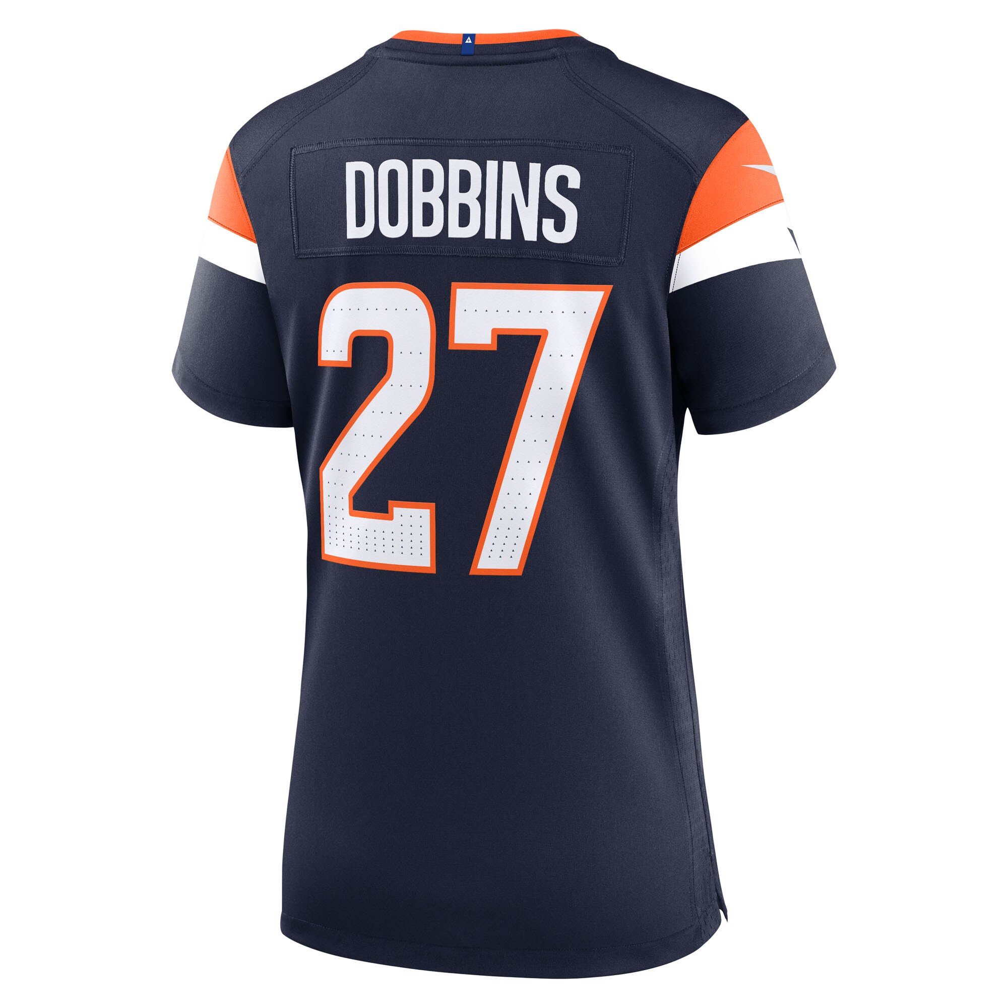 J.K. Dobbins Denver Broncos Nike Women’s Alternate Game Jersey – Navy Clowdercats