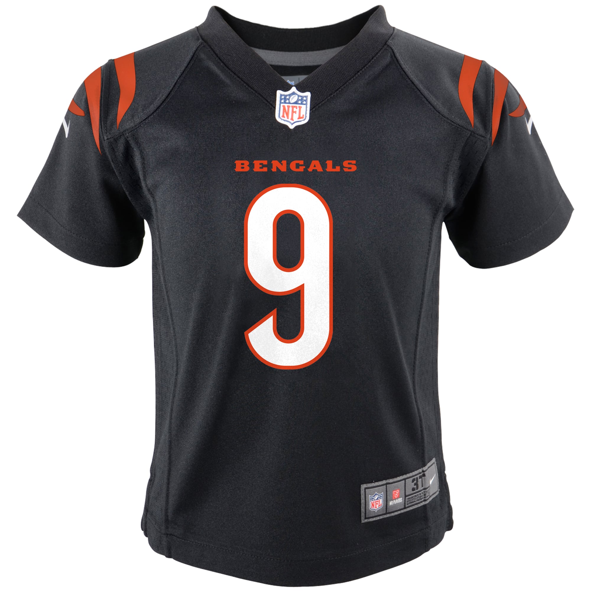 Joe Burrow Cincinnati Bengals Nike Infant Team Player Game Jersey – Black Clowdercats