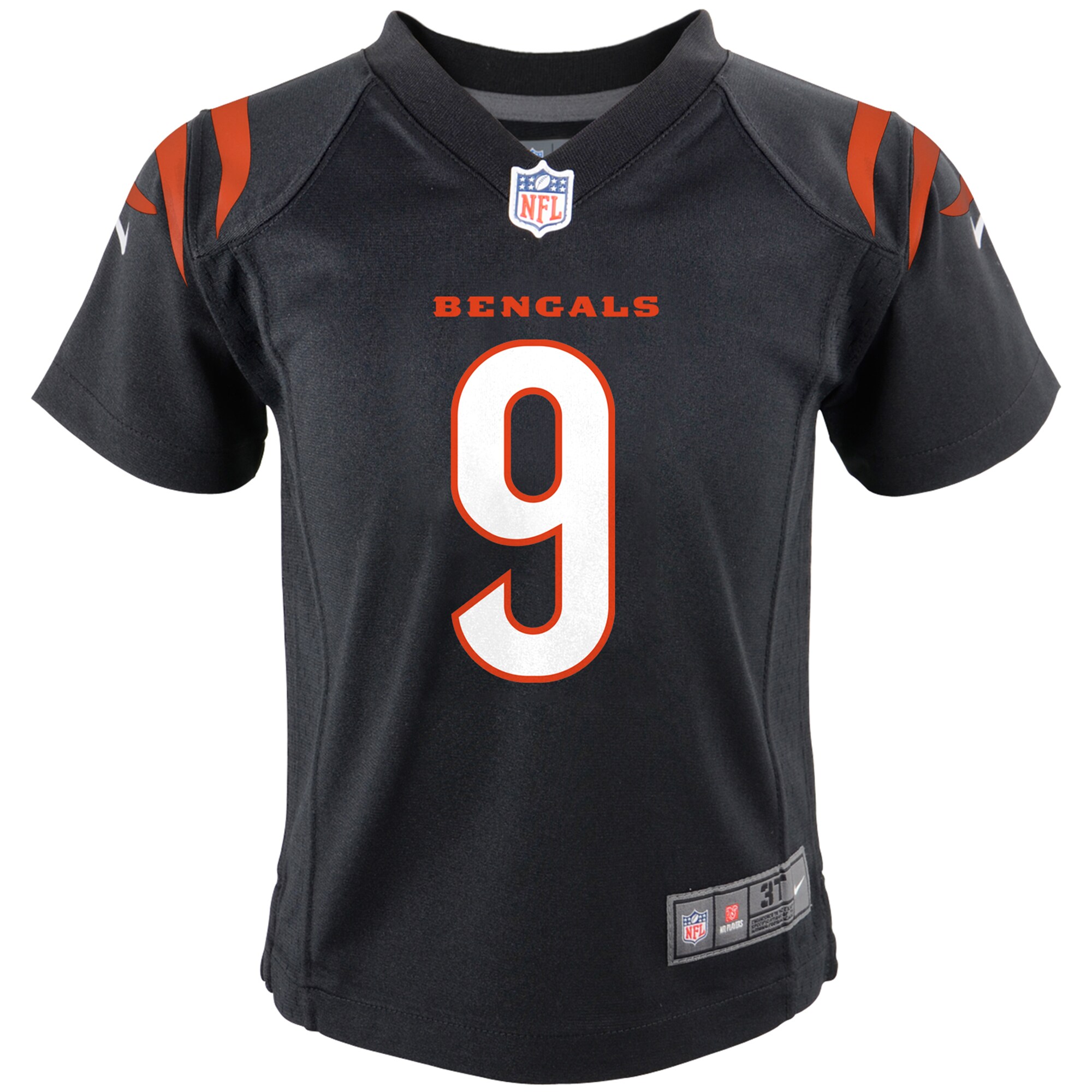 Joe Burrow Cincinnati Bengals Nike Preschool Game Jersey – Black Clowdercats