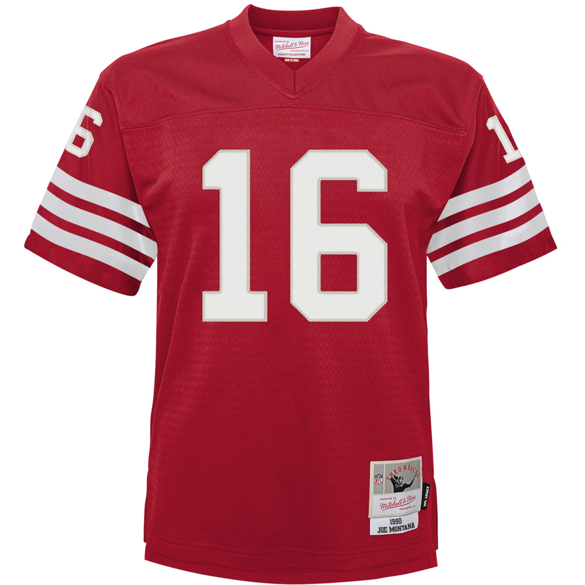 Joe Montana San Francisco 49ers Mitchell & Ness Toddler 1990 Retired Legacy Jersey – Scarlet Clowdercats