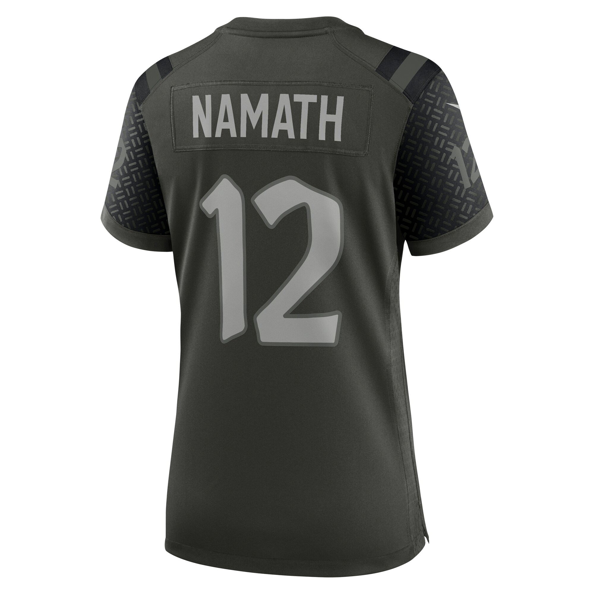 Joe Namath New York Jets Nike Women’s 2025 Rivalries Collection Retired Player Game Jersey – Gotham Green Clowdercats