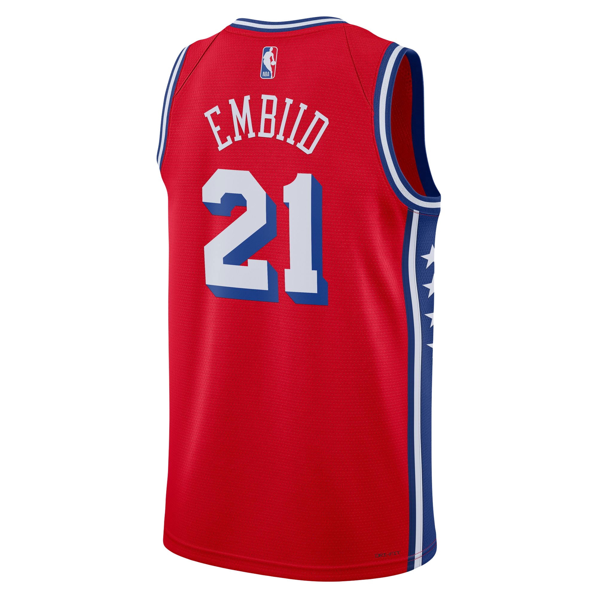 Joel Embiid Philadelphia 76ers Jordan Brand Unisex Swingman Jersey – Statement Edition – Red Clowdercats