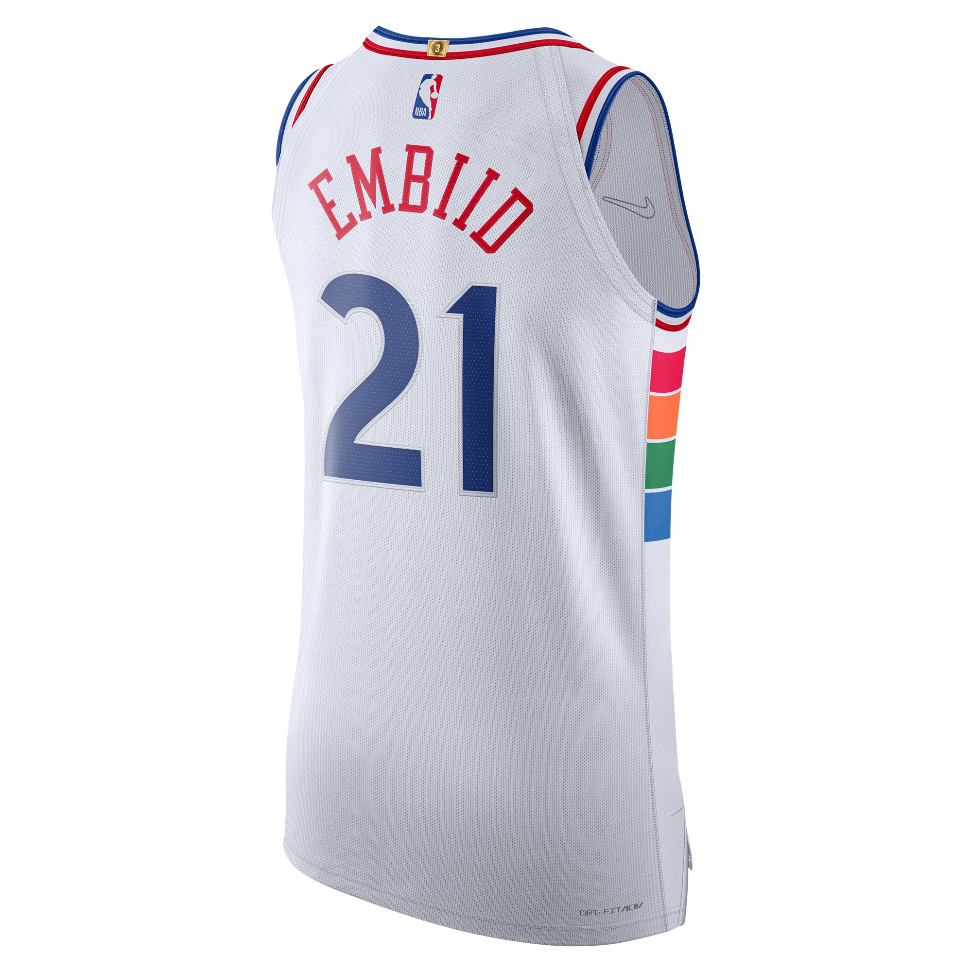 Joel Embiid Philadelphia 76ers Nike 2024/25 Authentic Player Jersey – City Edition – White Clowdercats