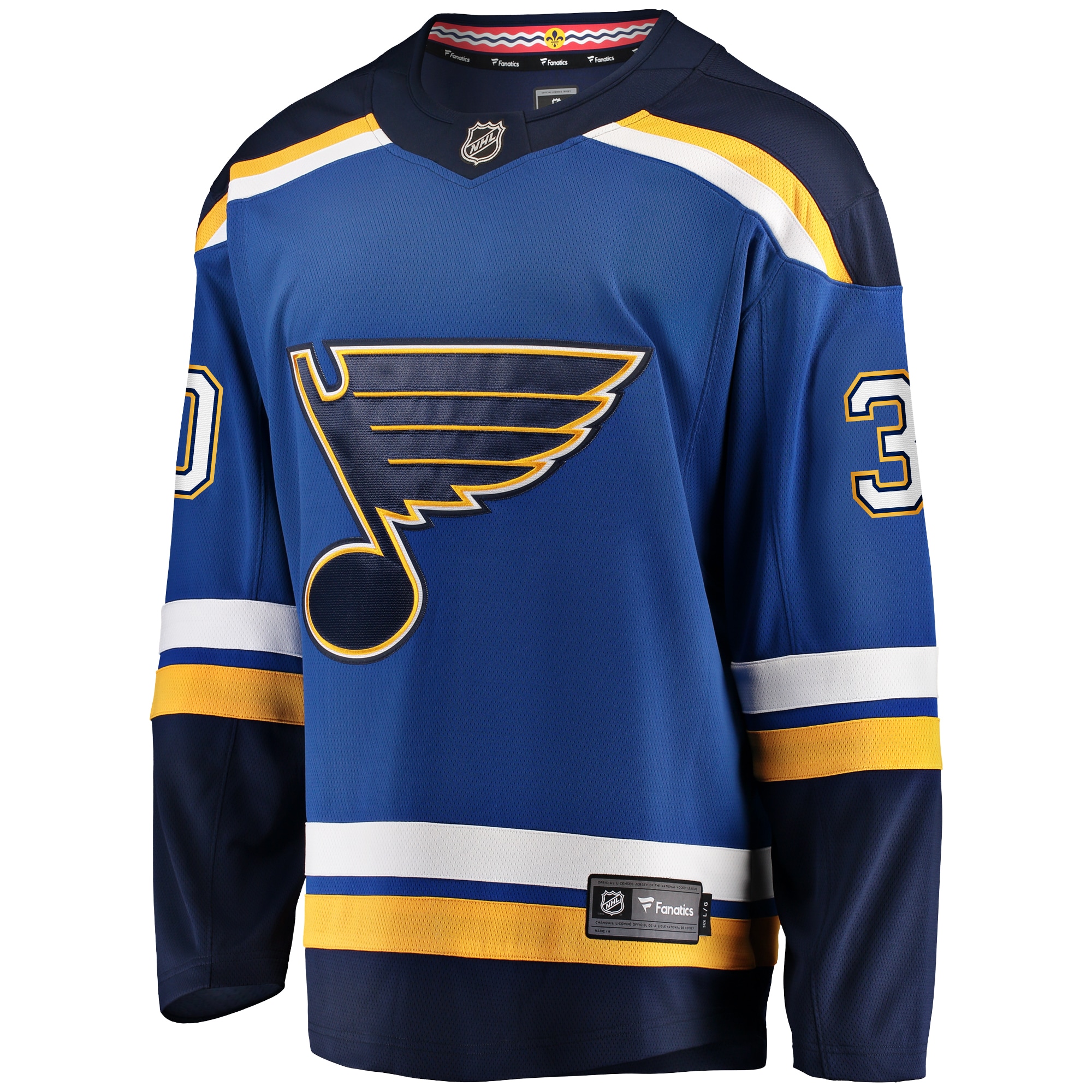 Joel Hofer St. Louis Blues Fanatics Home Premier Breakaway Player Jersey – Blue Clowdercats