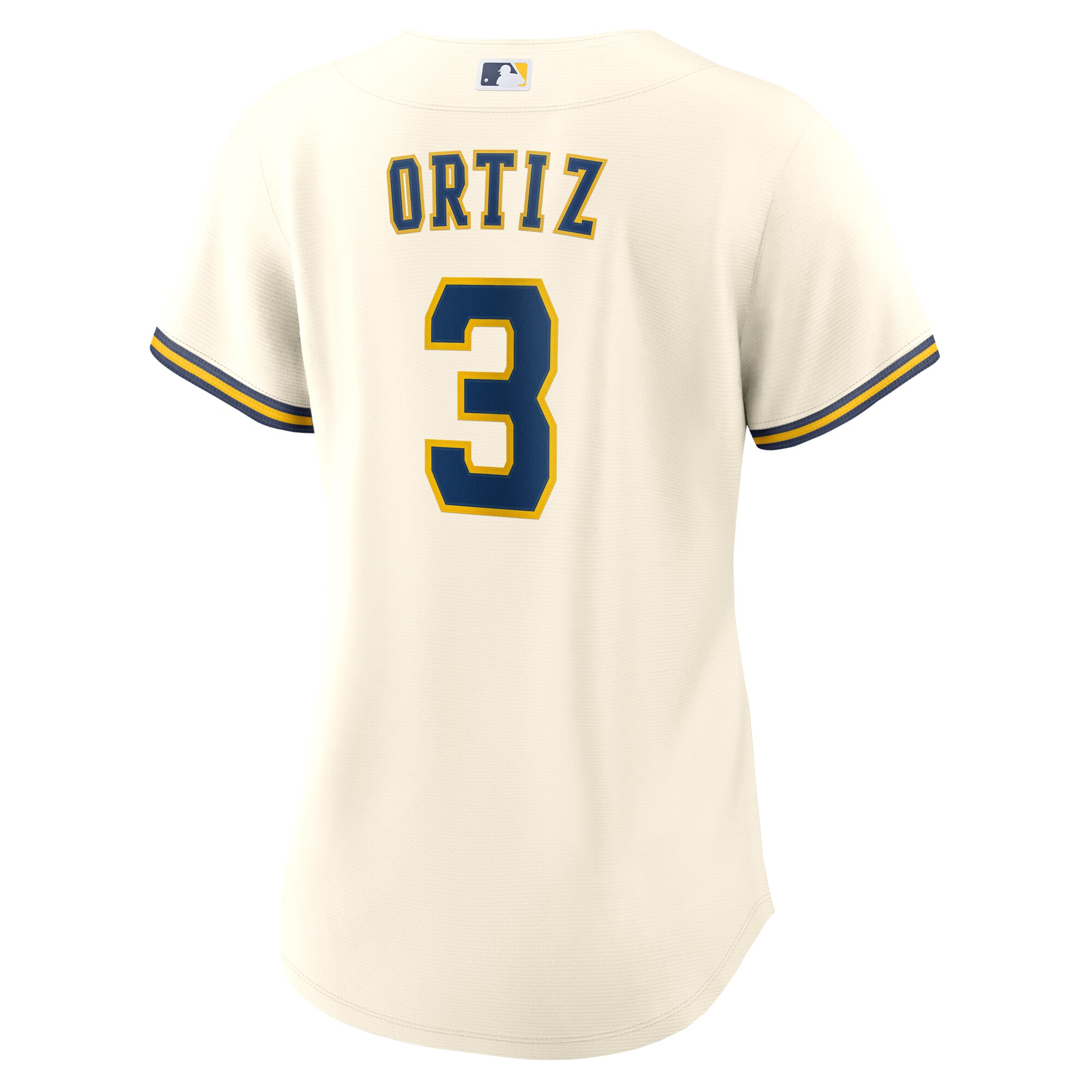 Joey Ortiz Milwaukee Brewers Nike Women’s Home Replica Jersey – Cream