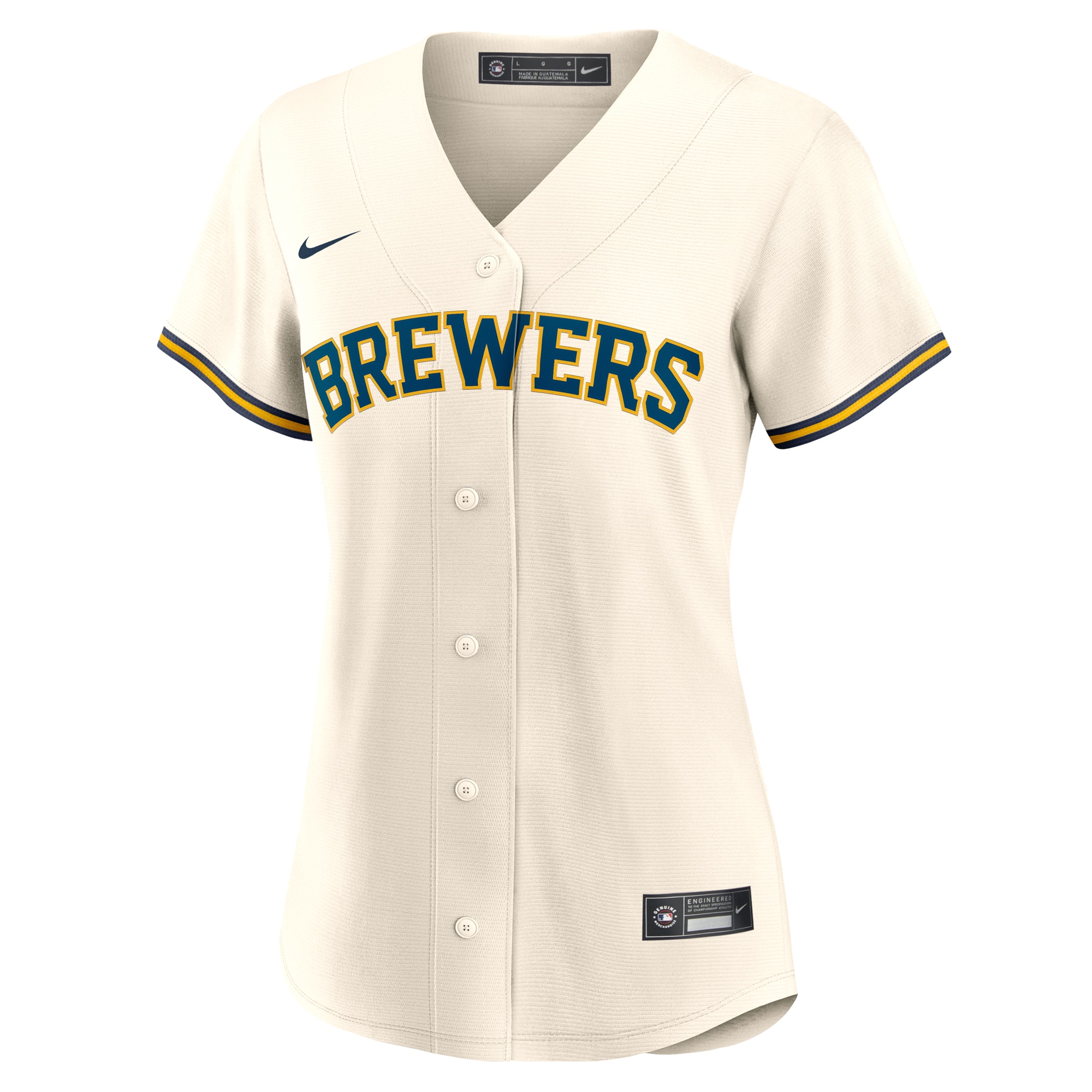 Joey Ortiz Milwaukee Brewers Nike Women’s Home Replica Jersey – Cream