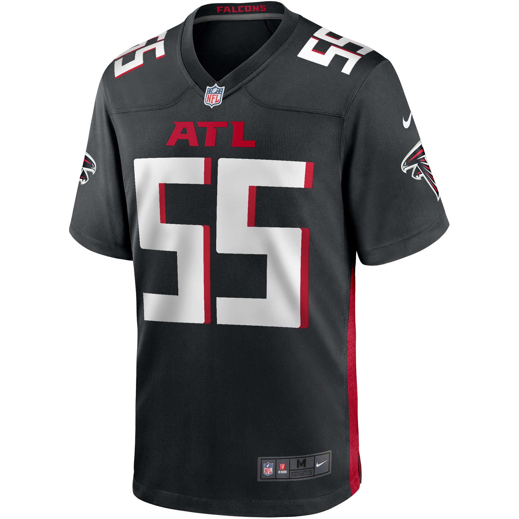 John Abraham Atlanta Falcons Nike Game Retired Player Jersey – Black Clowdercats
