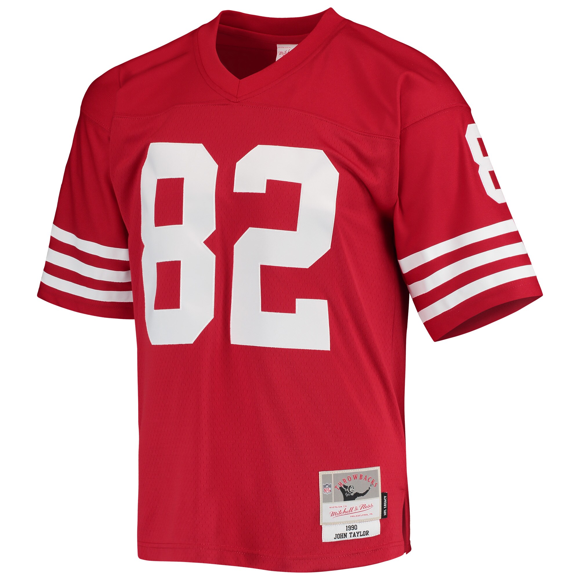 John Taylor San Francisco 49ers Mitchell & Ness Legacy Replica Jersey – Scarlet Clowdercats