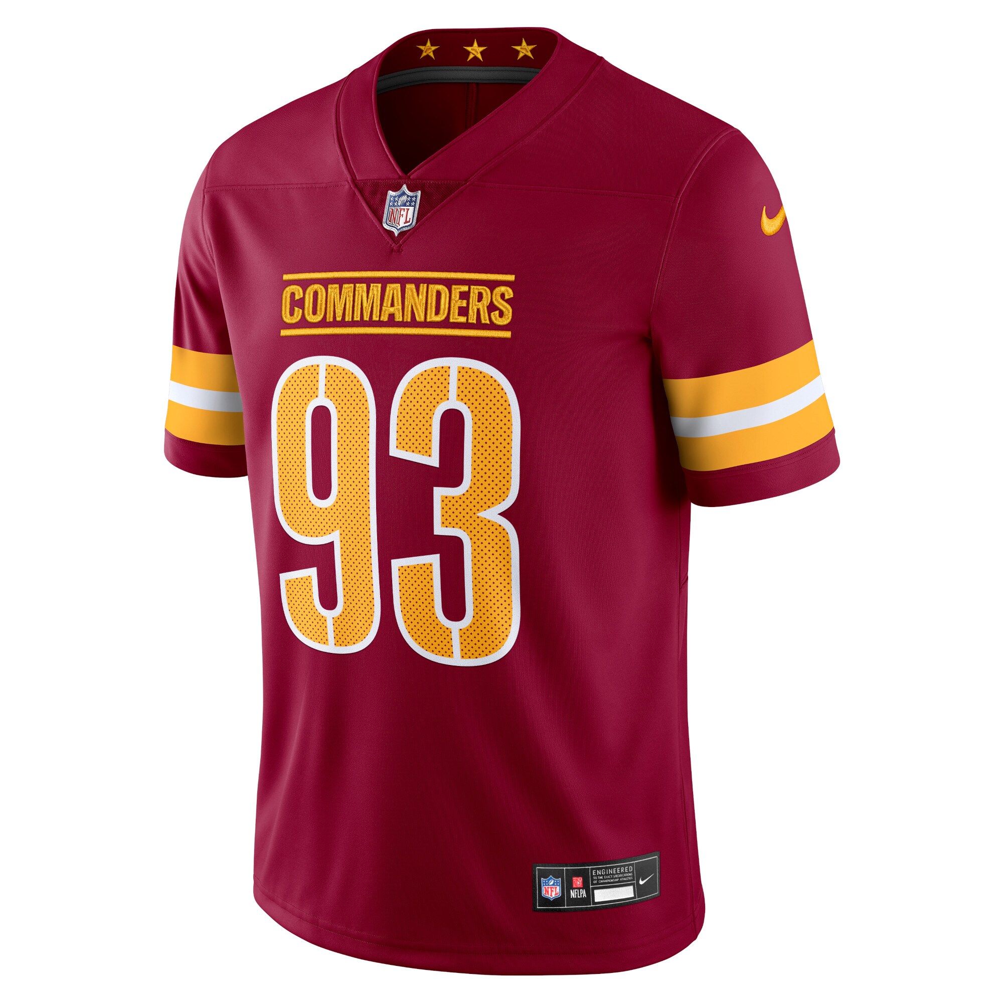 Jonathan Allen Washington Commanders Nike Vapor Untouchable Limited Jersey – Burgundy Clowdercats