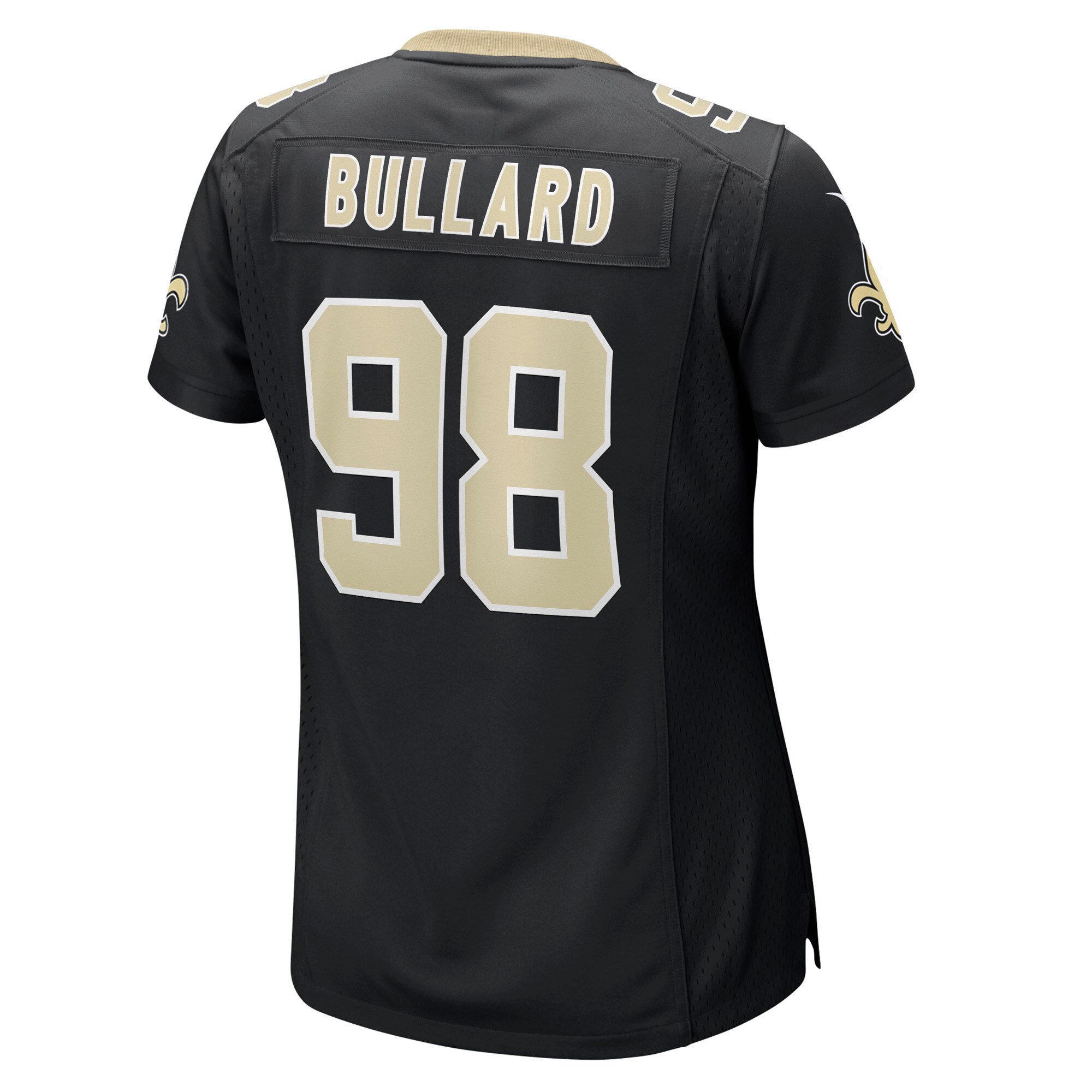 Jonathan Bullard New Orleans Saints Nike Women’s Team Game Jersey – Black Clowdercats