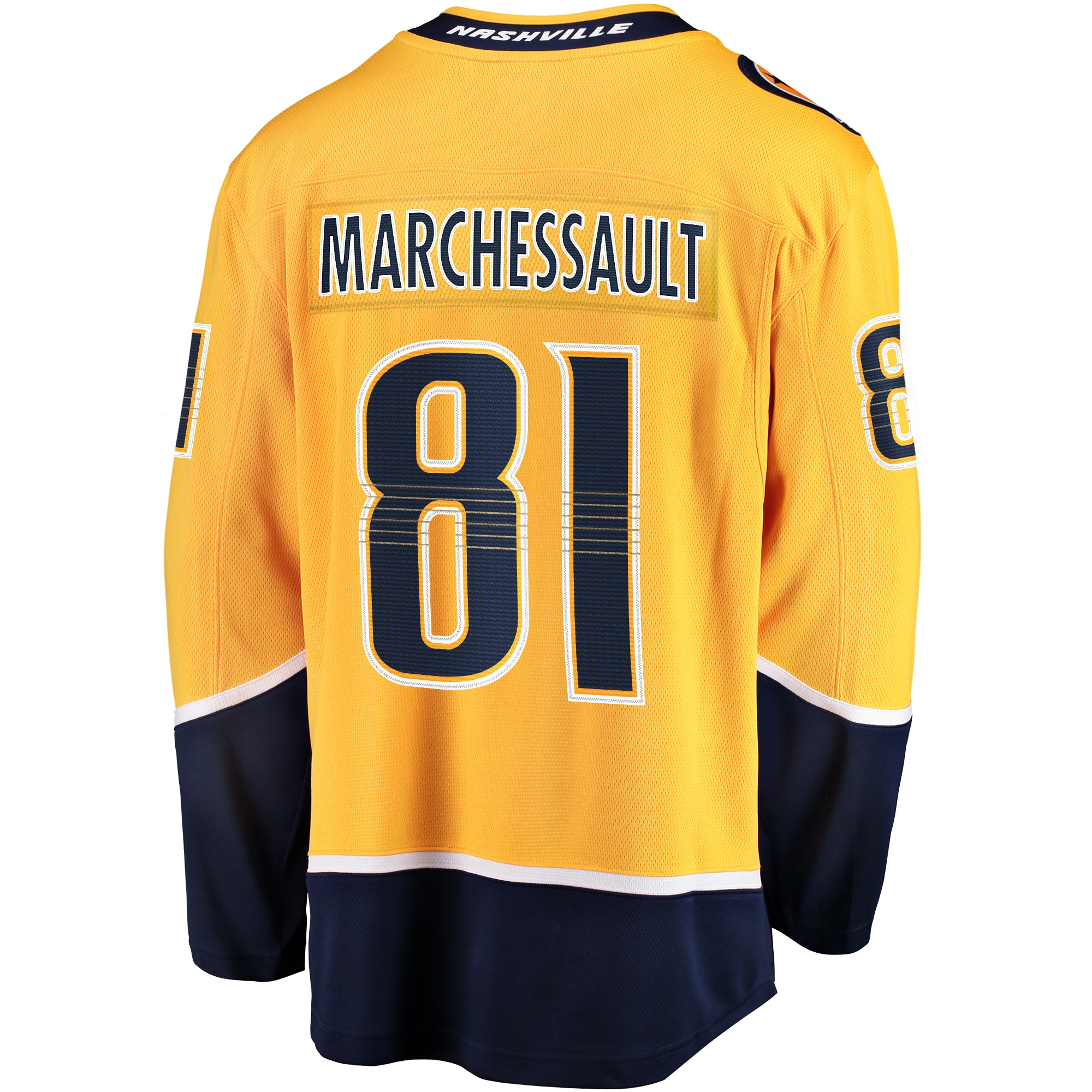 Jonathan Marchessault Nashville Predators Fanatics Breakaway Jersey – Gold Clowdercats