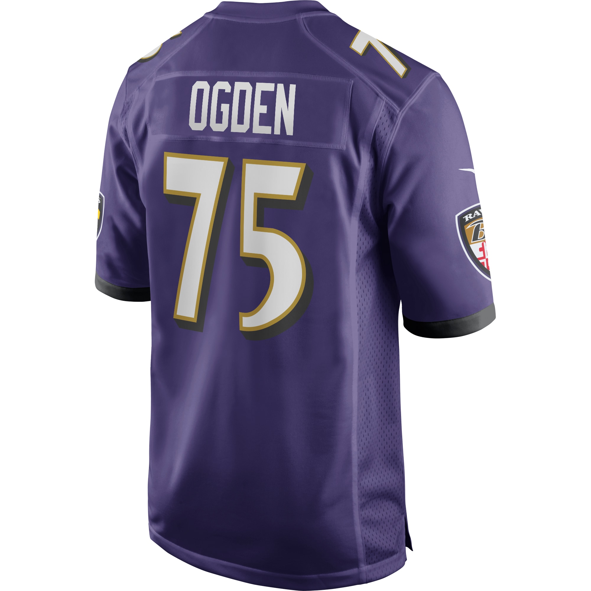 Jonathan Ogden Baltimore Ravens Nike Game Retired Player Jersey – Purple Clowdercats