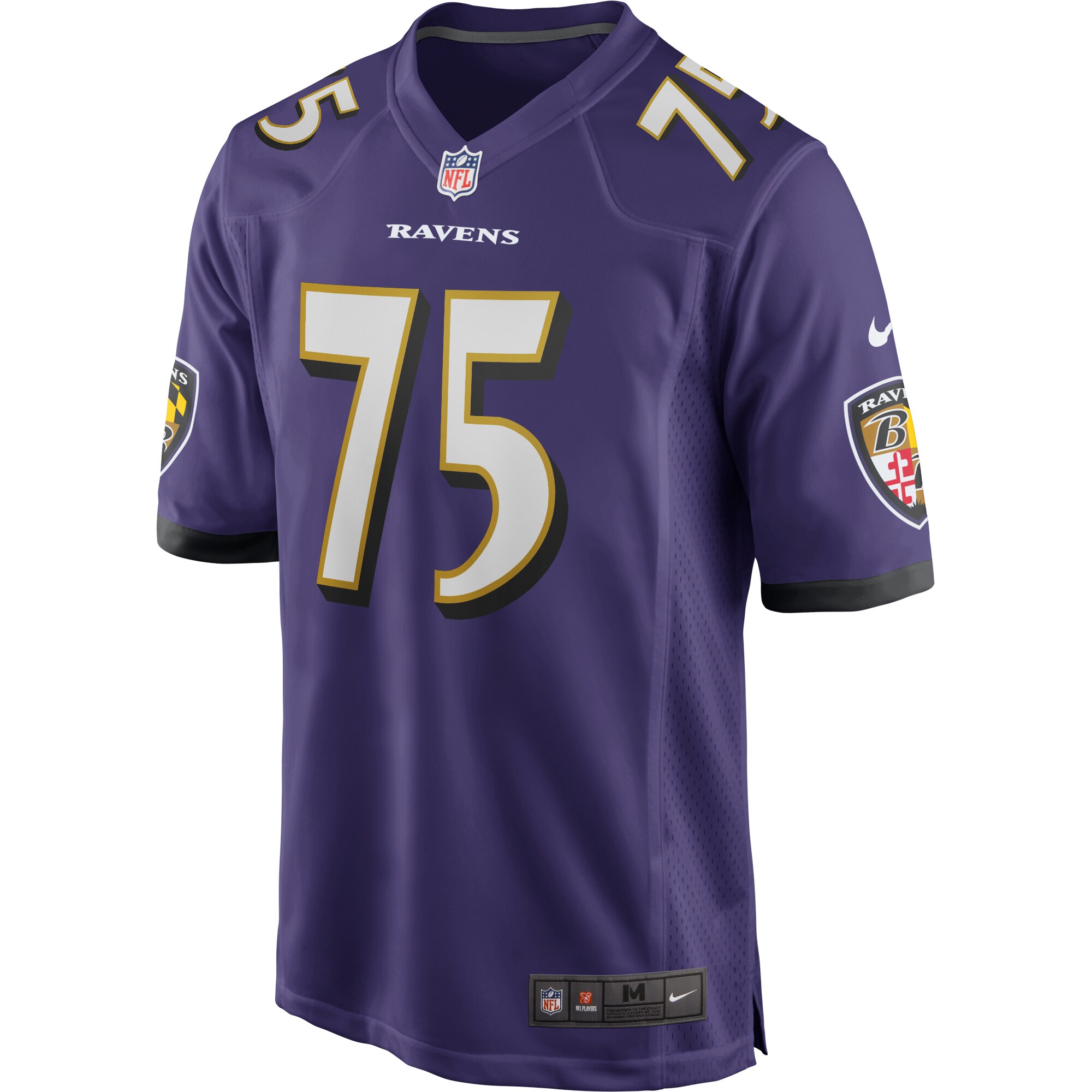 Jonathan Ogden Baltimore Ravens Nike Game Retired Player Jersey – Purple Clowdercats