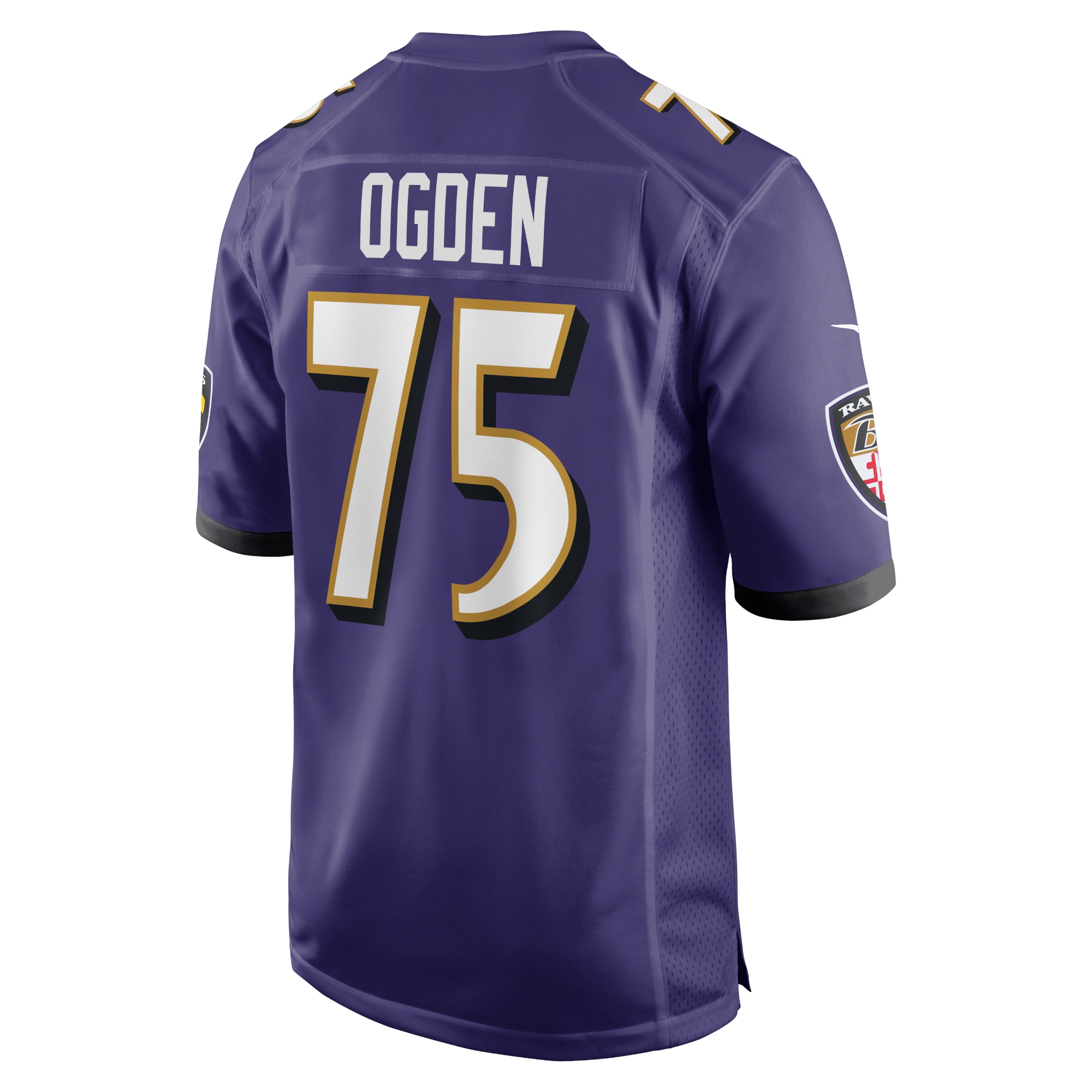 Jonathan Ogden Baltimore Ravens Nike Retired Player Game Jersey – Purple Clowdercats