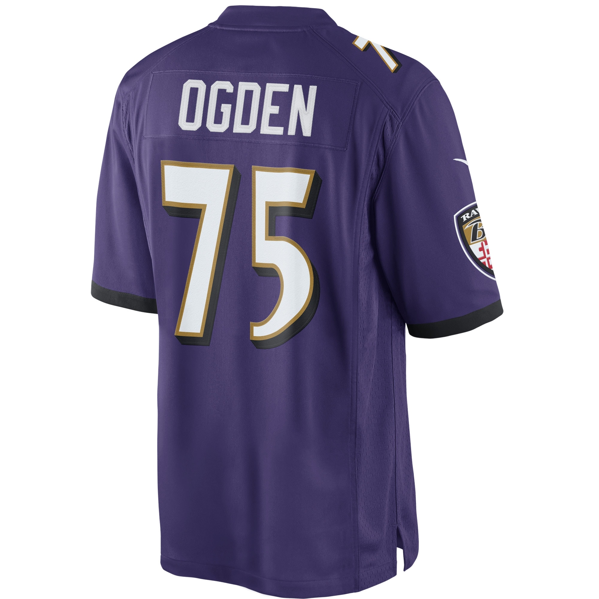 Jonathan Ogden Baltimore Ravens Nike Retired Player Limited Jersey – Purple Clowdercats