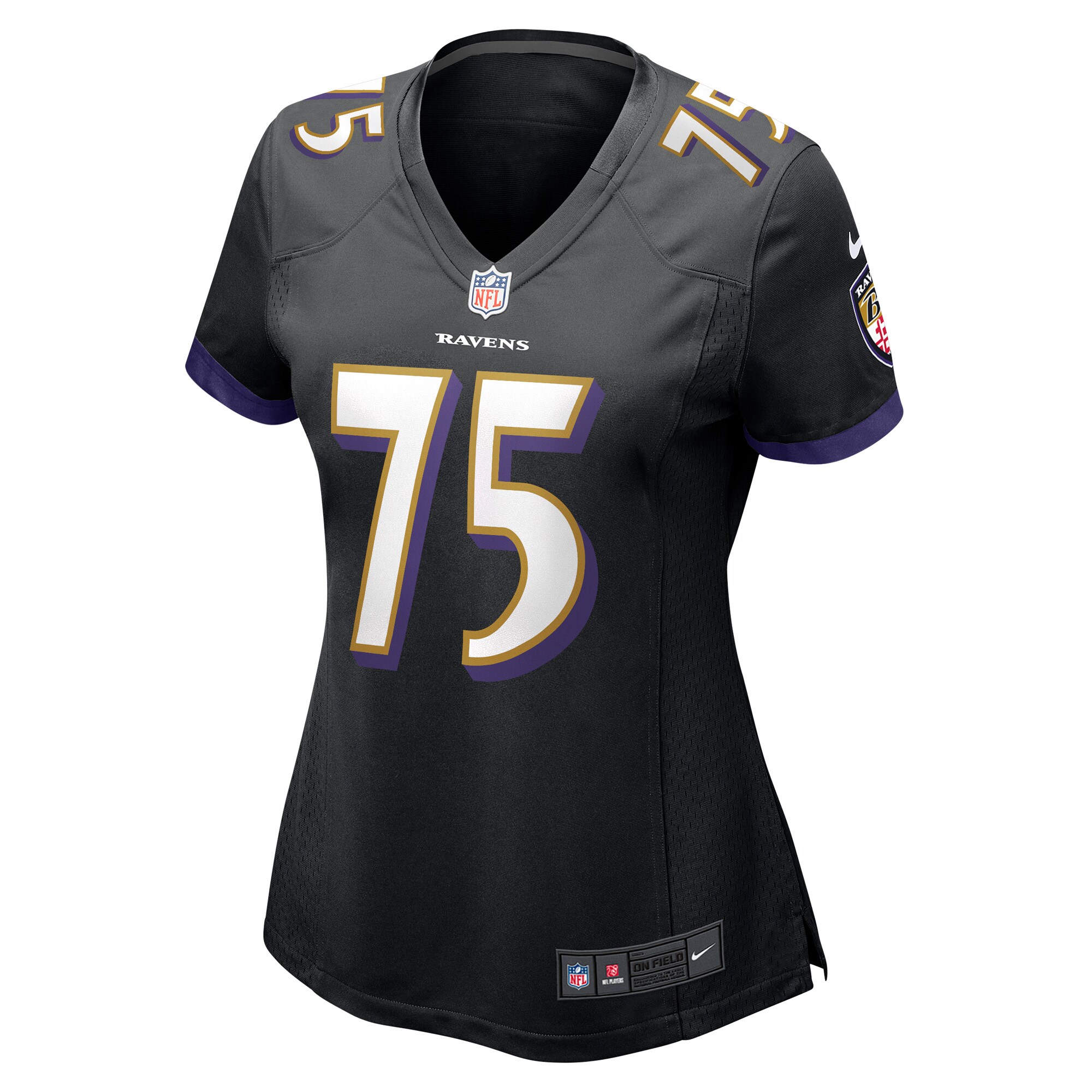 Jonathan Ogden Baltimore Ravens Nike Women’s Retired Player Jersey – Black Clowdercats