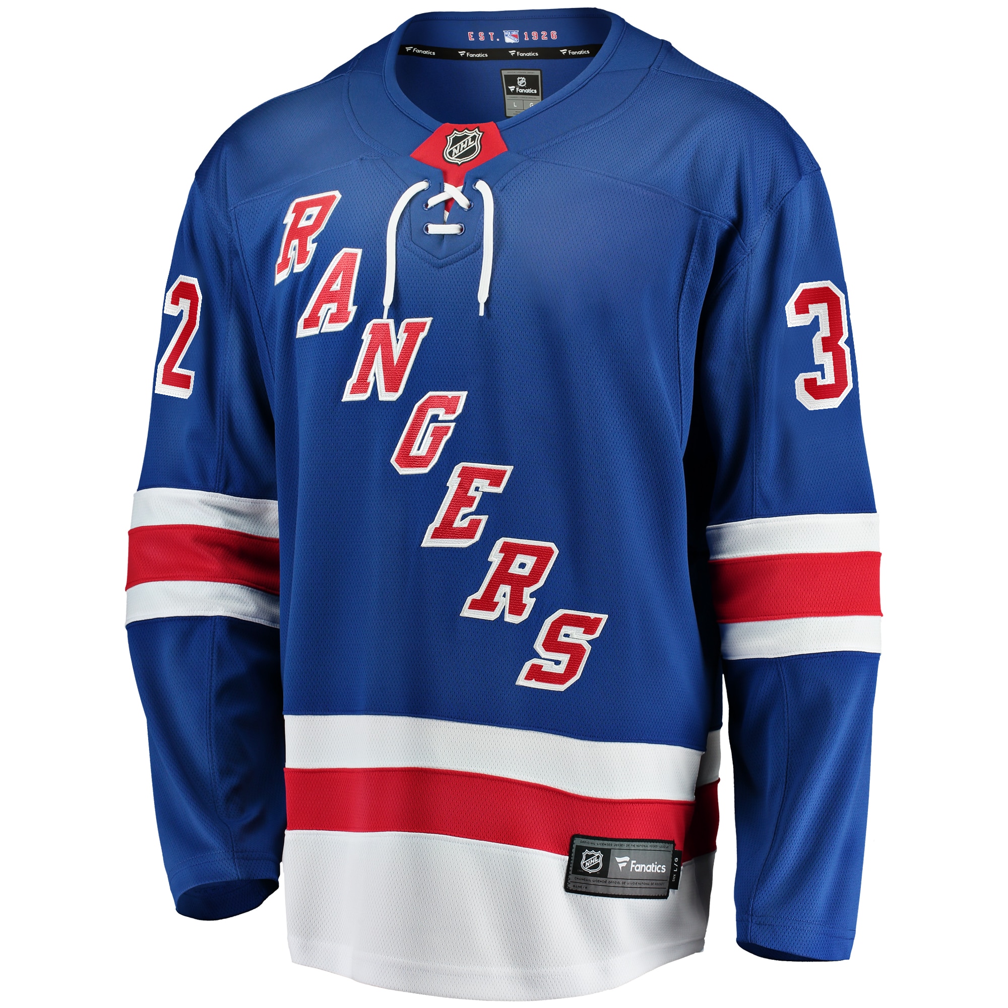Jonathan Quick New York Rangers Fanatics Home Breakaway Jersey – Blue Clowdercats