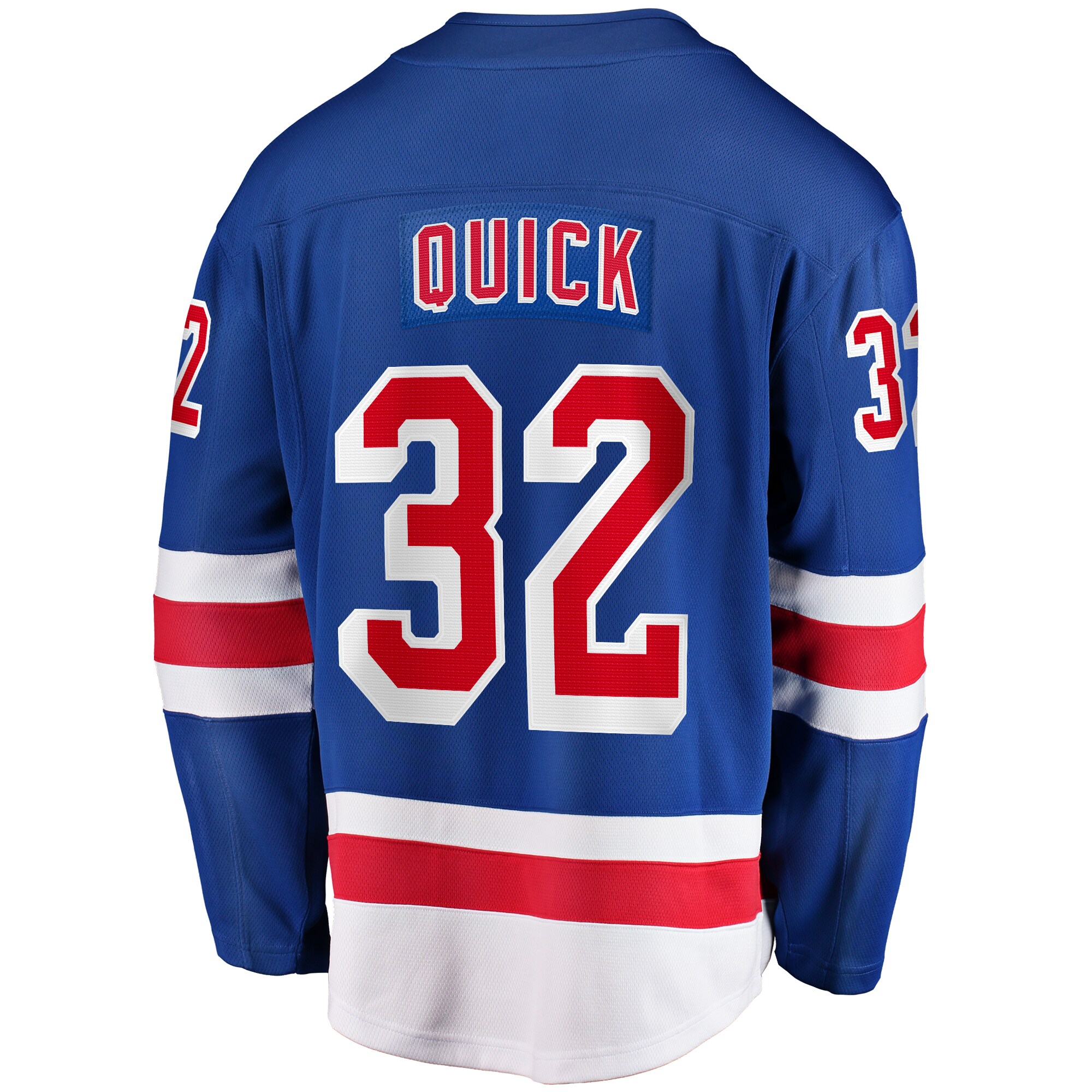 Jonathan Quick New York Rangers Fanatics Home Breakaway Jersey – Blue Clowdercats