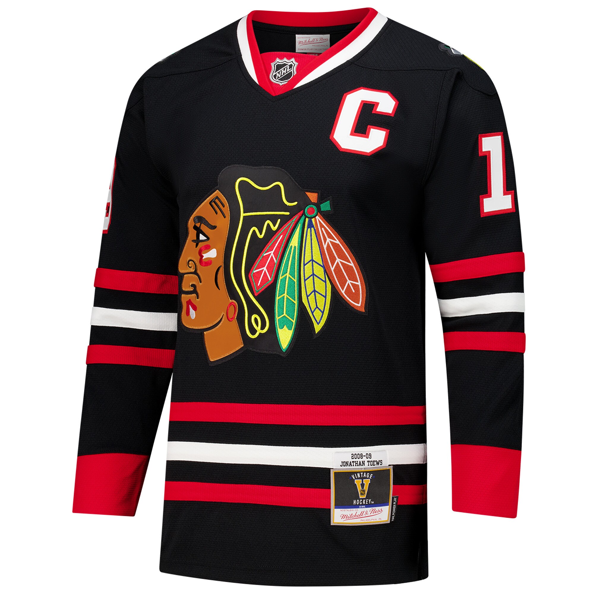Jonathan Toews Chicago Blackhawks 2008-09 Power Play Jersey – Black Clowdercats