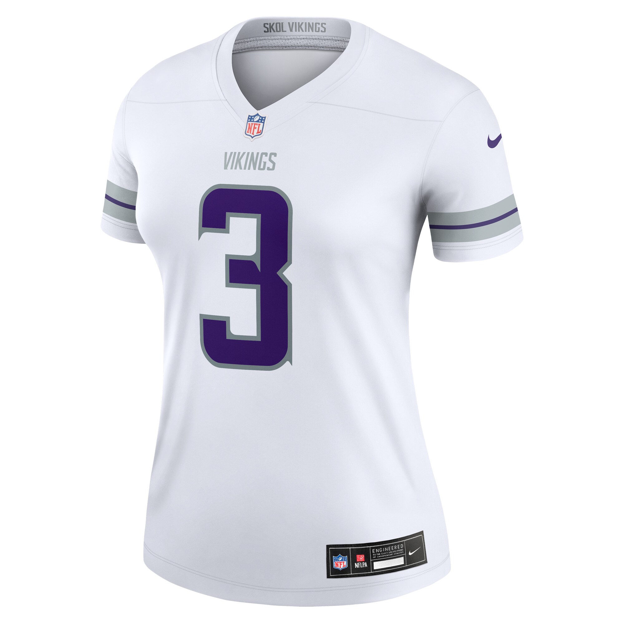 Jordan Addison Minnesota Vikings Nike Women’s Alternate Legend Player Performance Top – White Clowdercats