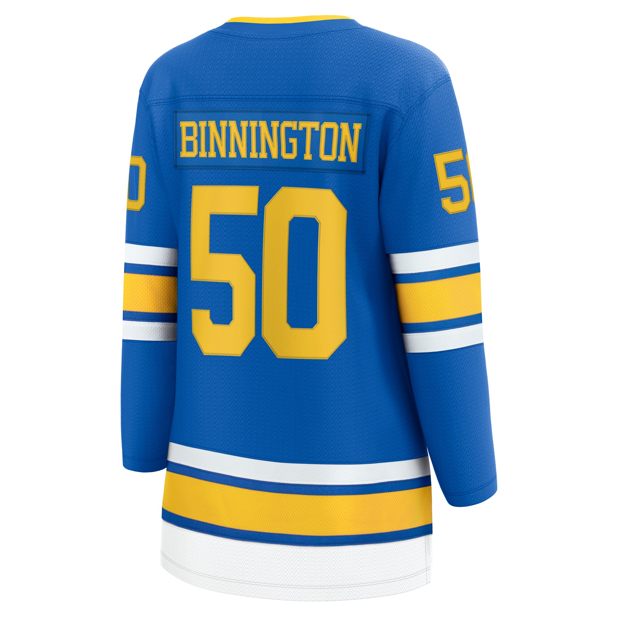 Jordan Binnington St. Louis Blues Fanatics Women’s Home Breakaway Player Jersey – Blue Clowdercats