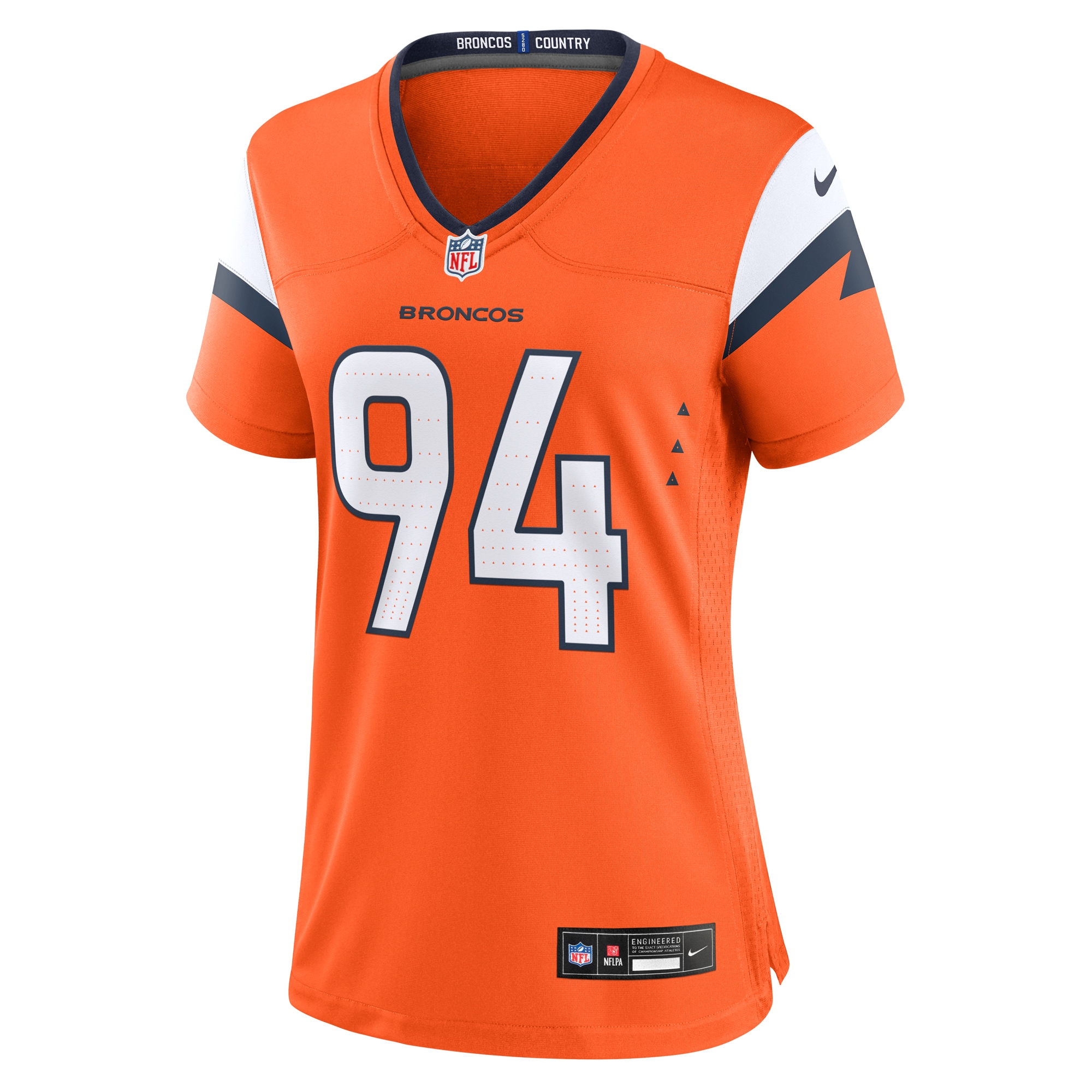Jordan Jackson Denver Broncos Nike Women’s Team Game Jersey – Orange Clowdercats