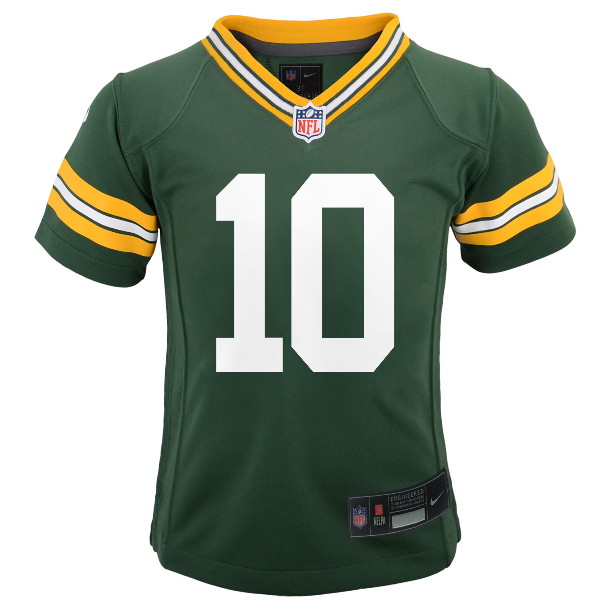 Jordan Love Green Bay Packers Nike Preschool Team Player Game Jersey – Green Clowdercats