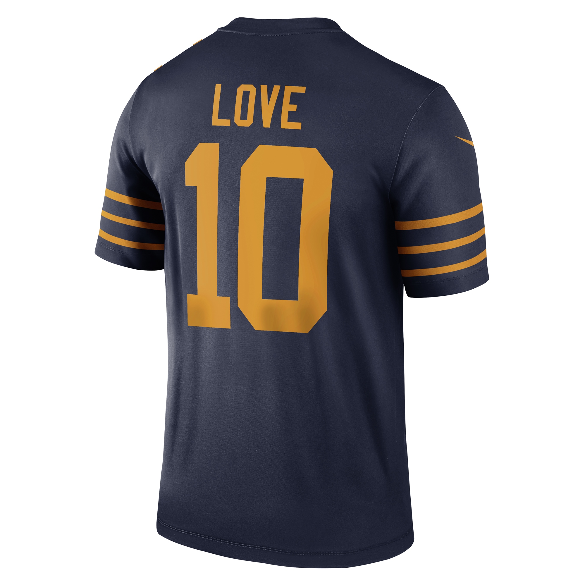 Jordan Love Green Bay Packers Nike The 1923 Classic Legend Player Dri-FIT Top – Navy Clowdercats