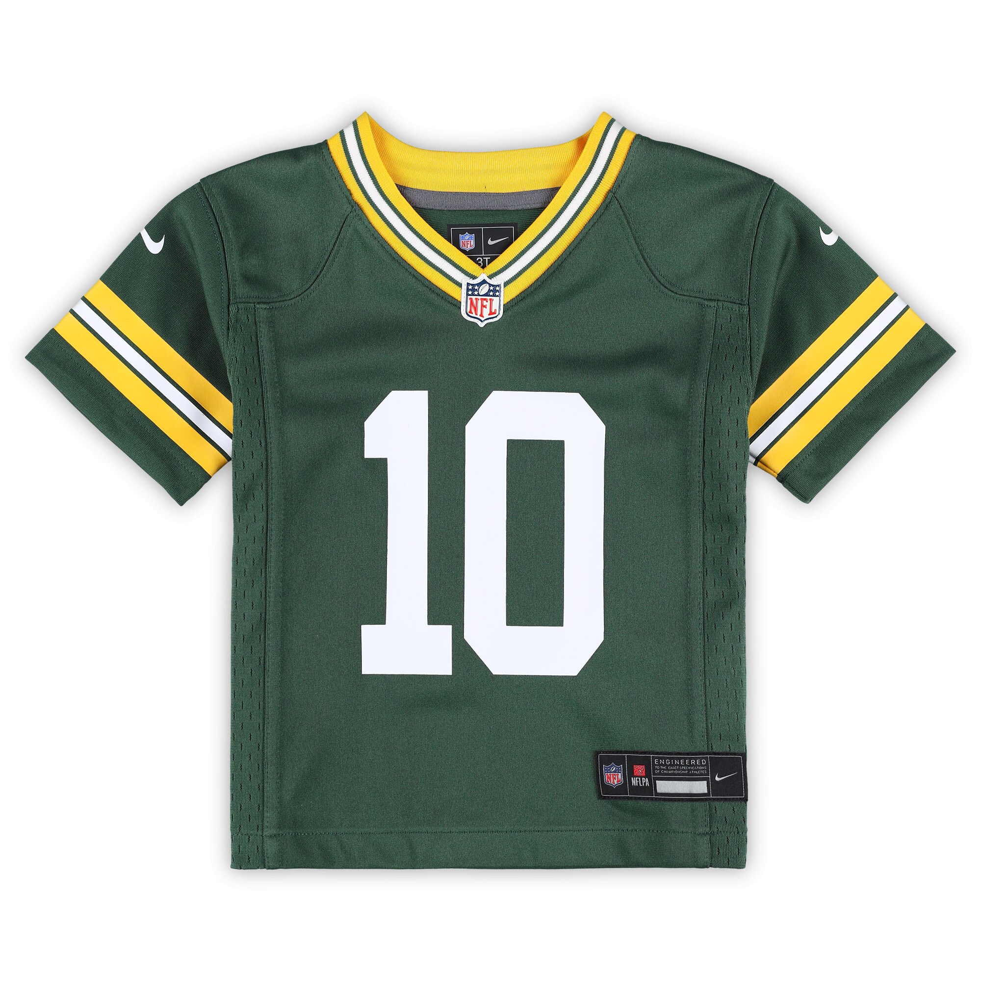 Jordan Love Green Bay Packers Nike Toddler Game Jersey – Green Clowdercats