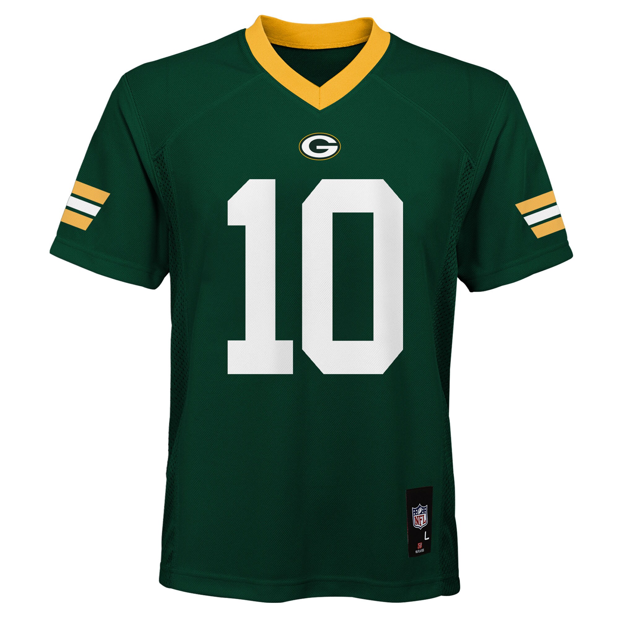 Jordan Love Green Bay Packers Outerstuff Preschool Replica Player Jersey – Green Clowdercats