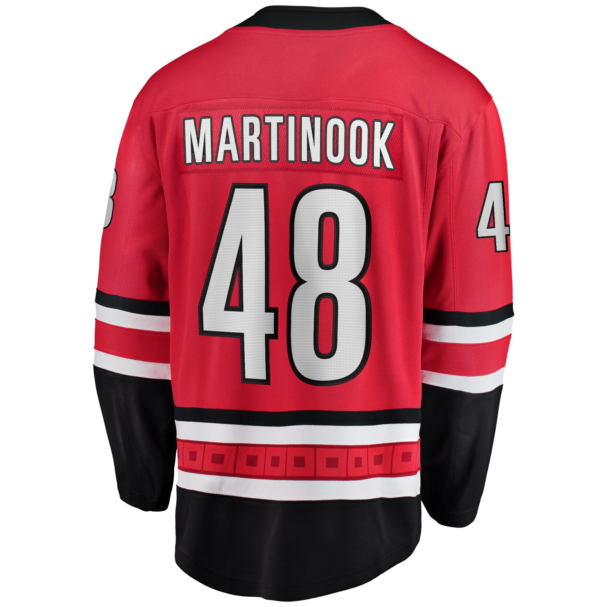 Jordan Martinook Carolina Hurricanes Fanatics Alternate Breakaway Player Jersey – Red Clowdercats