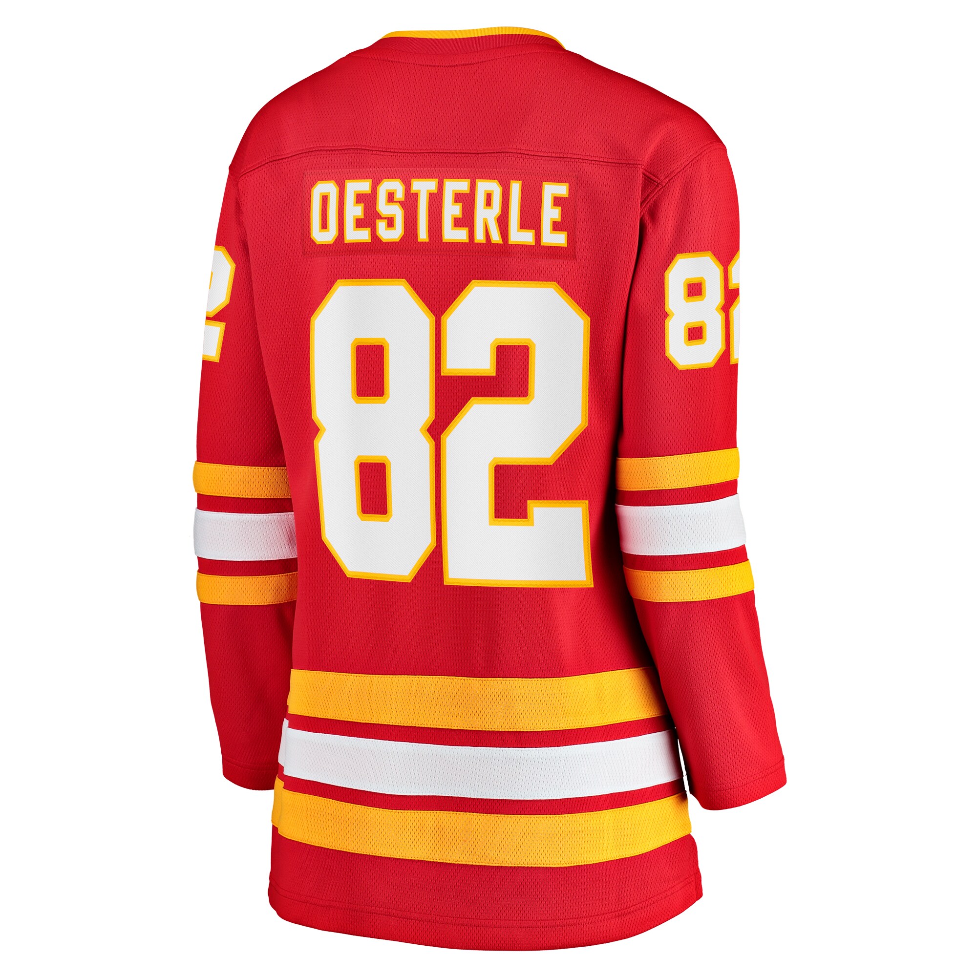 Jordan Oesterle Calgary Flames Women’s Fanatics Home Breakaway Jersey – Red Clowdercats