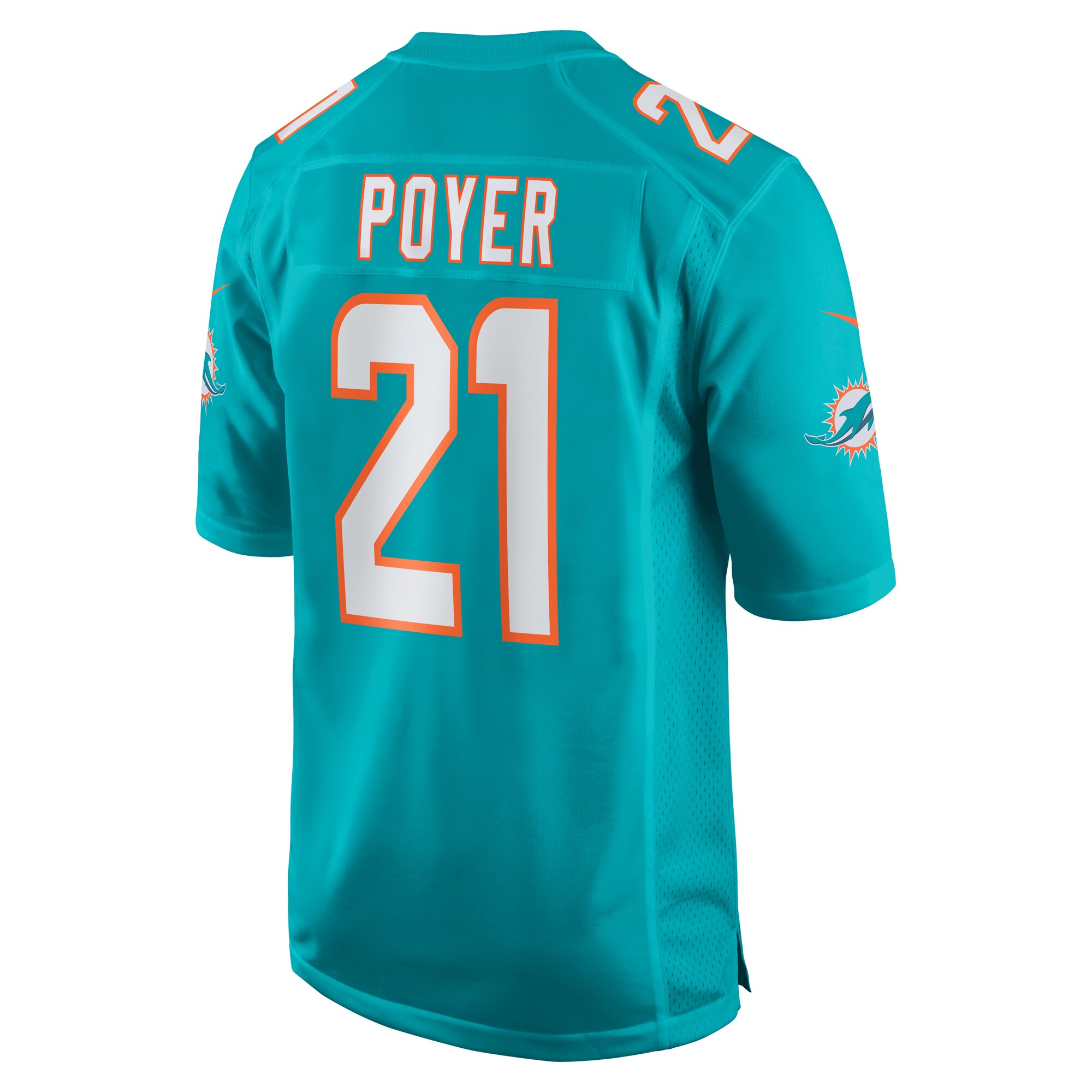 Jordan Poyer Miami Dolphins Nike Game Jersey – Aqua Clowdercats