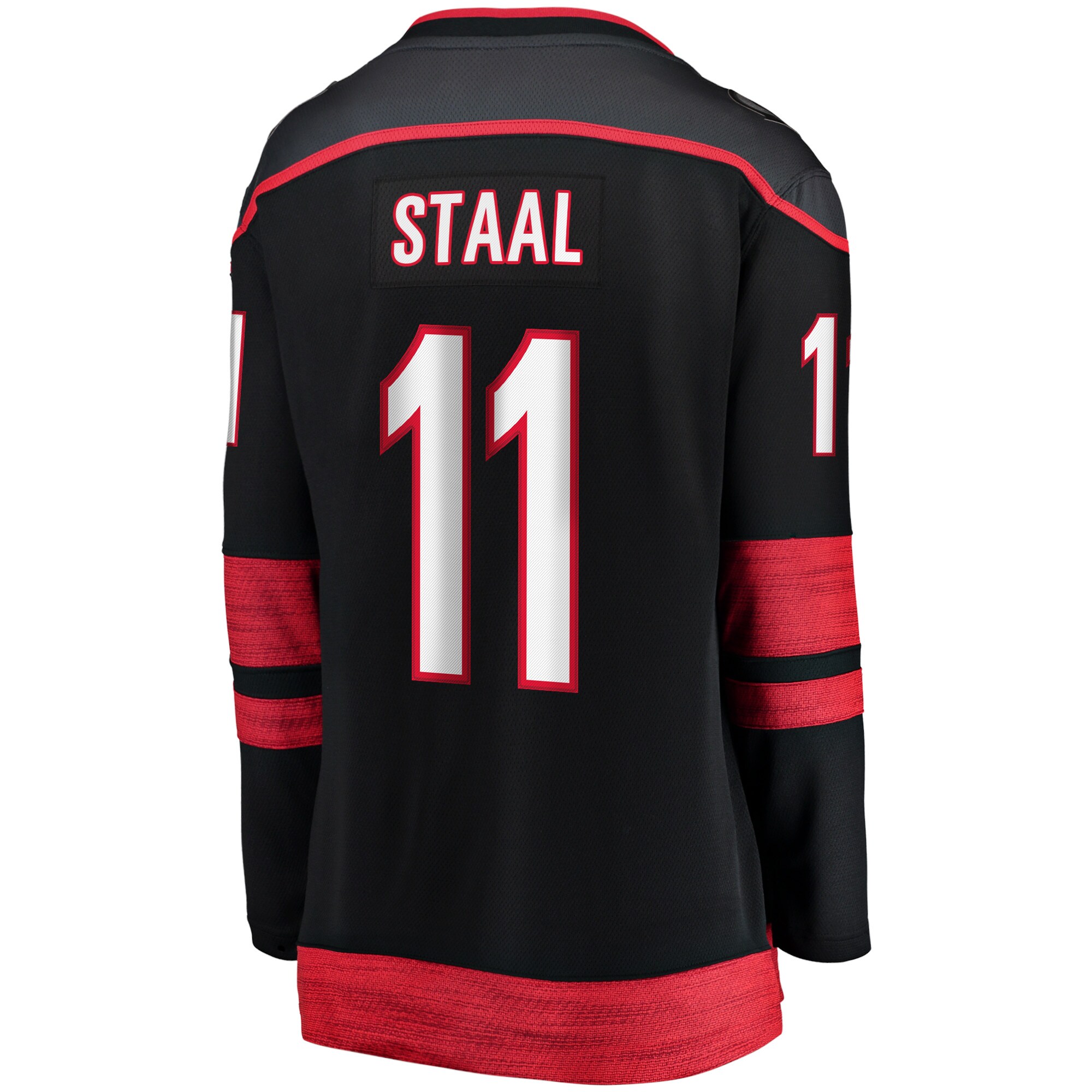Jordan Staal Carolina Hurricanes Fanatics Women’s Home Captain Patch Breakaway Player Jersey – Black Clowdercats