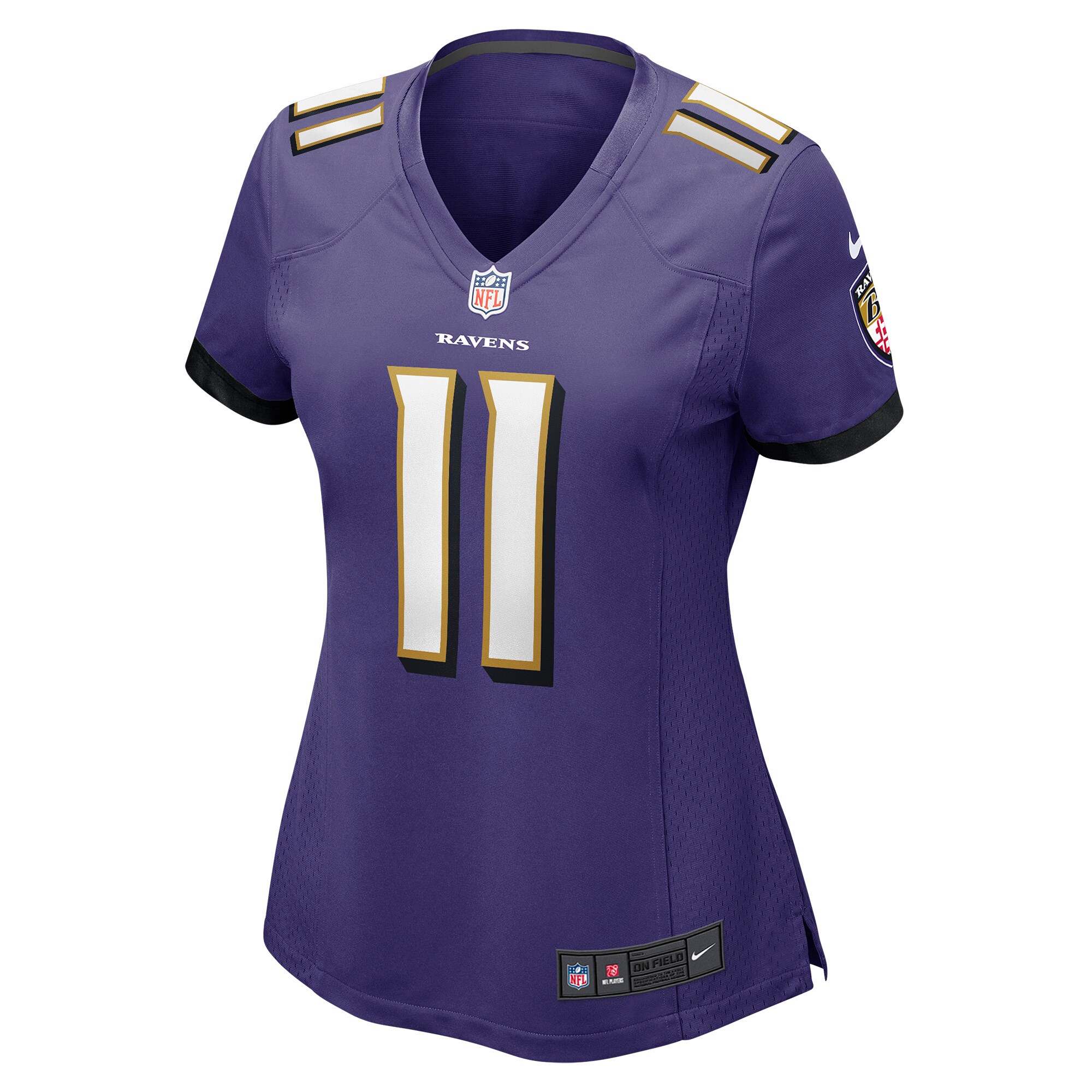Jordan Stout Baltimore Ravens Nike Women’s Player Game Jersey – Purple Clowdercats