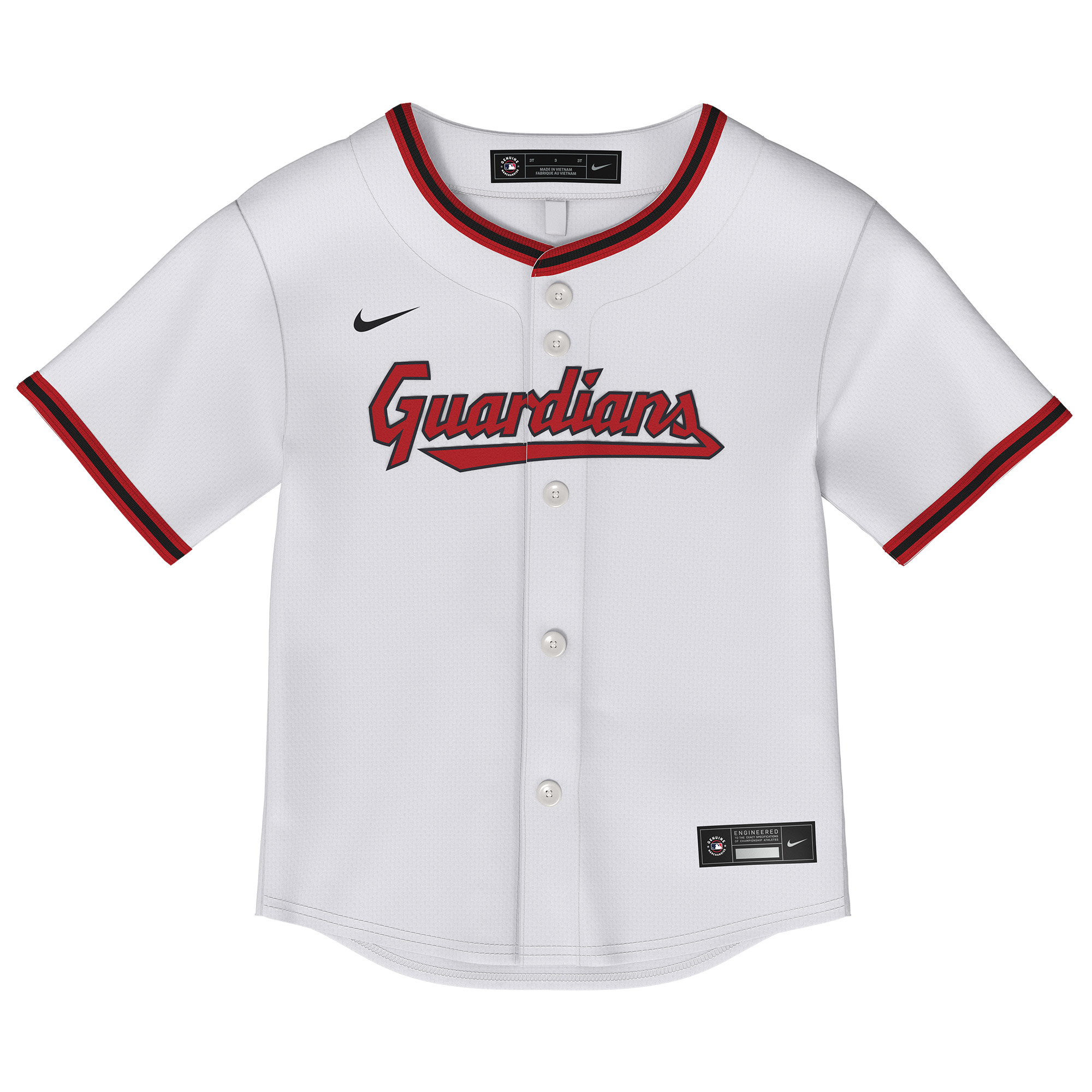 José Ramírez Cleveland Guardians Nike Toddler Home Replica Jersey – White
