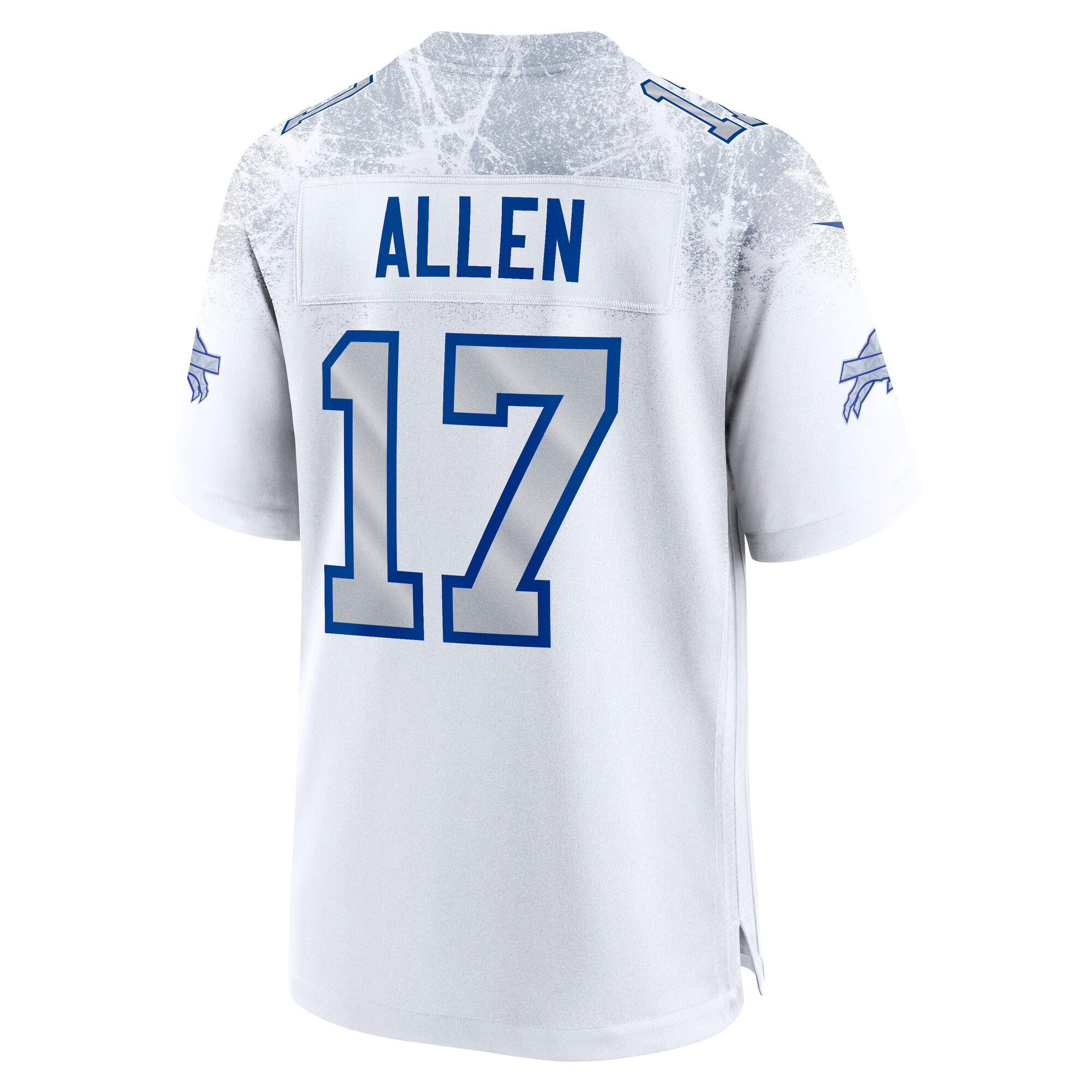 Josh Allen Buffalo Bills Nike 2025 Rivalries Collection Game Jersey – White Clowdercats