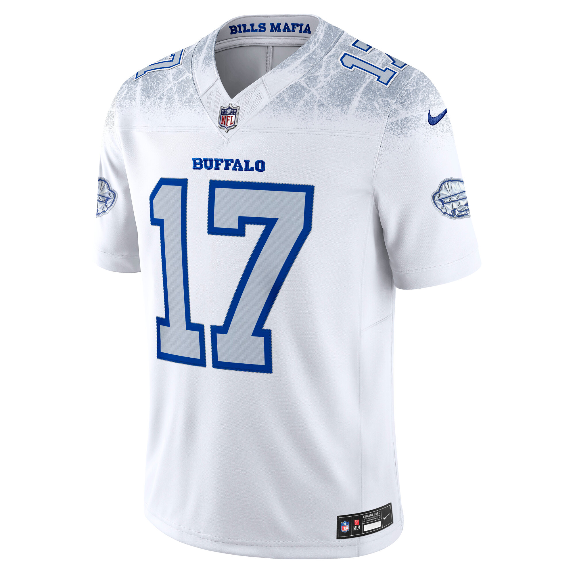 Josh Allen Buffalo Bills Nike 2025 Rivalries Collection Limited Jersey – White Clowdercats