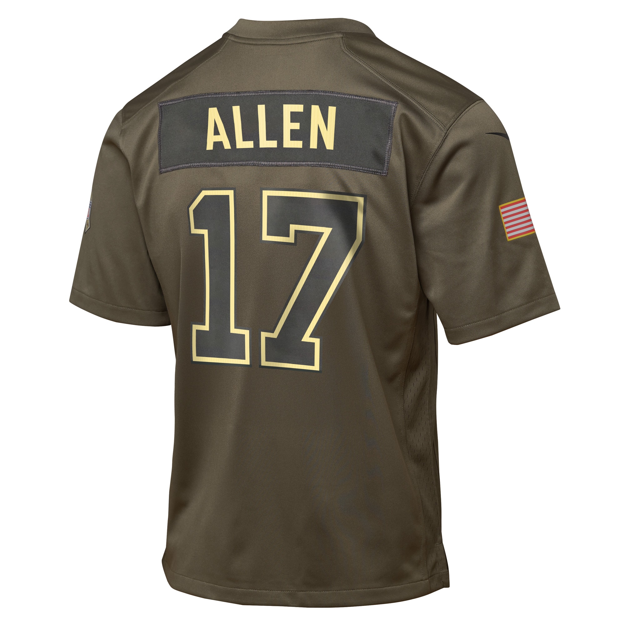 Josh Allen Buffalo Bills Nike Youth 2025 Salute to Service Game Jersey – Olive Clowdercats
