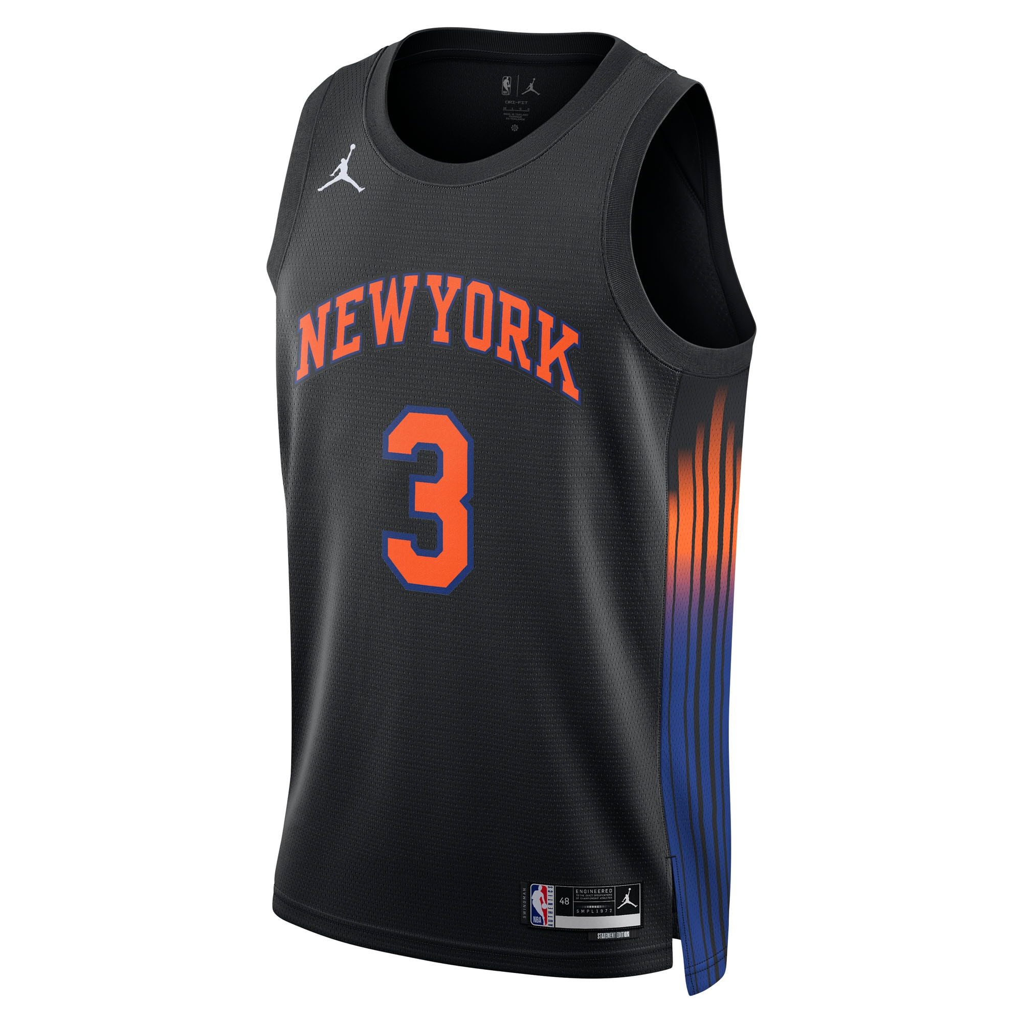 Josh Hart New York Knicks Jordan Brand Unisex Swingman Jersey – Statement Edition – Black Clowdercats