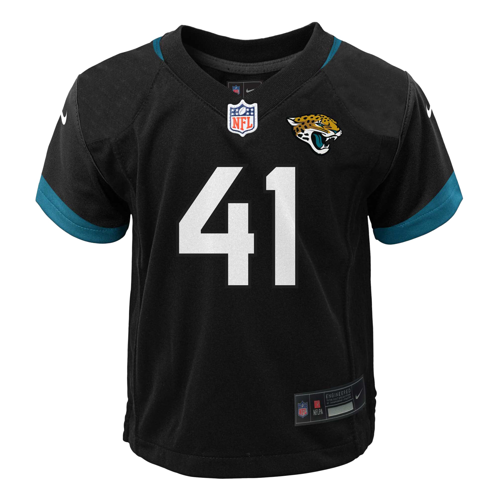 Josh Hines-Allen Jacksonville Jaguars Nike Preschool Alternate Player Game Jersey – Black Clowdercats