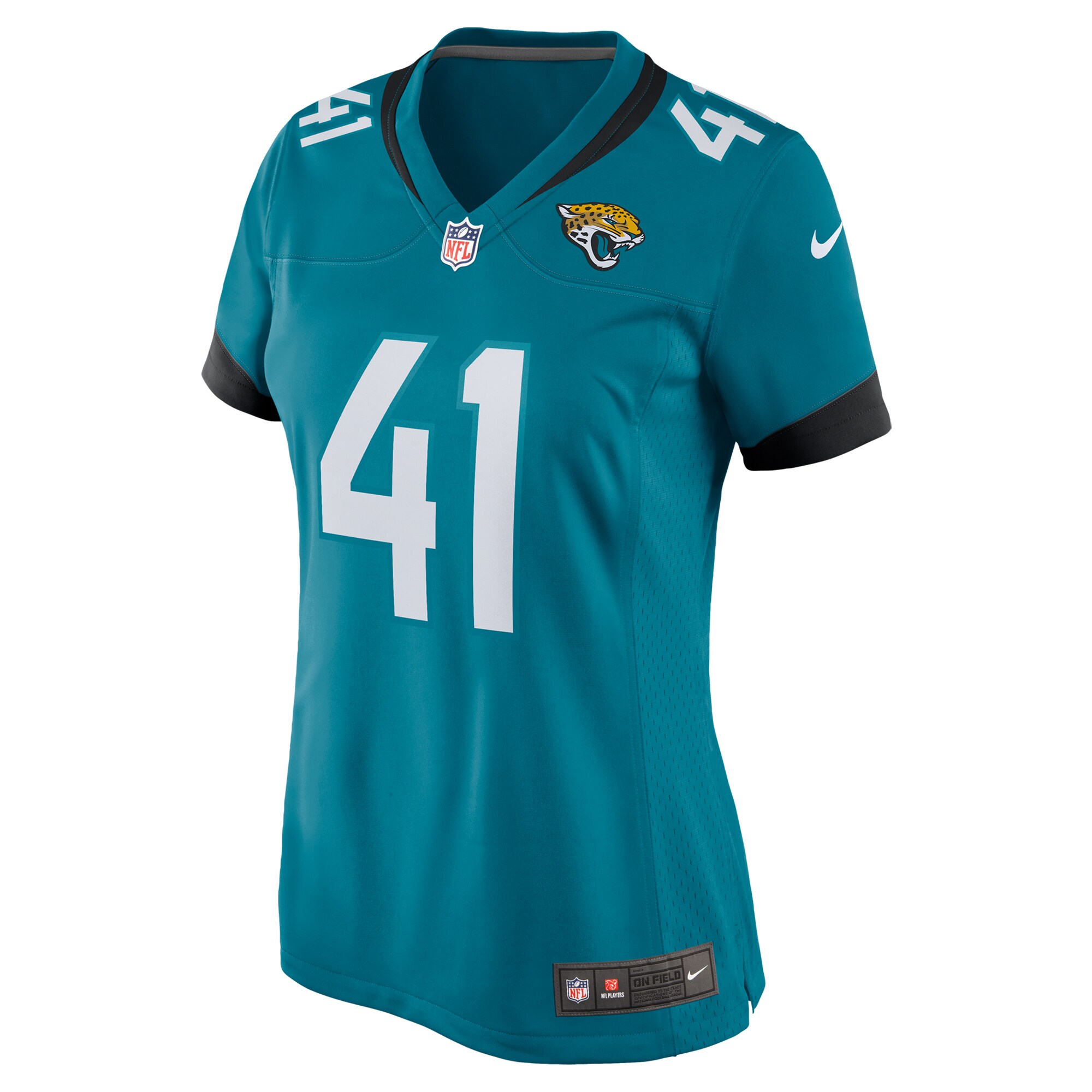 Josh Hines-Allen Jacksonville Jaguars Nike Women’s Player Game Jersey – Teal Clowdercats