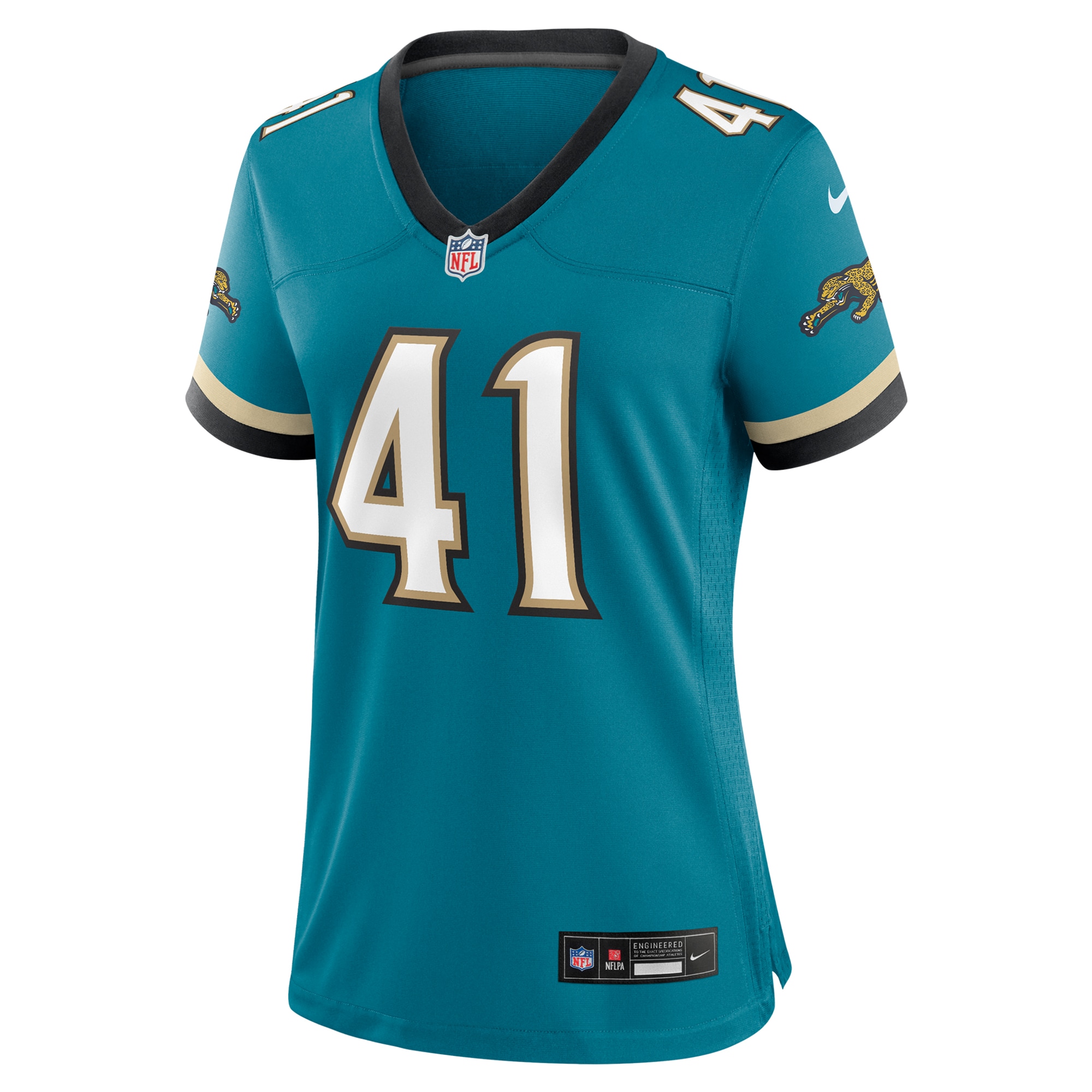 Josh Hines-Allen Jacksonville Jaguars Nike Women’s Prowler Throwback Game Jersey – Teal Clowdercats