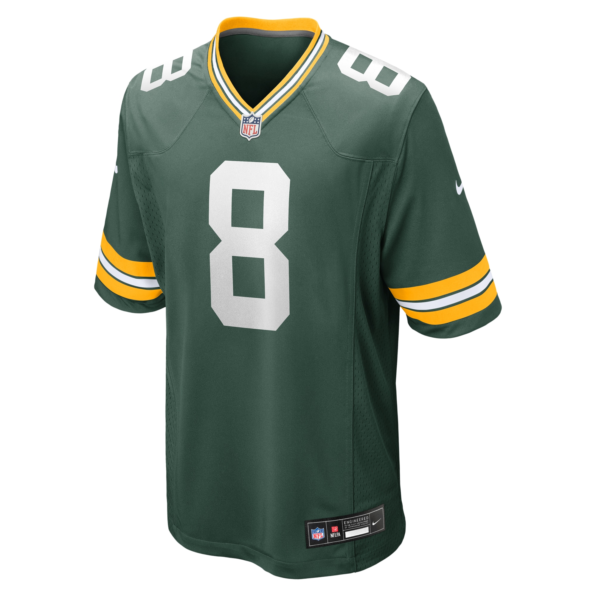 Josh Jacobs Green Bay Packers Nike Team Game Jersey – Green Clowdercats