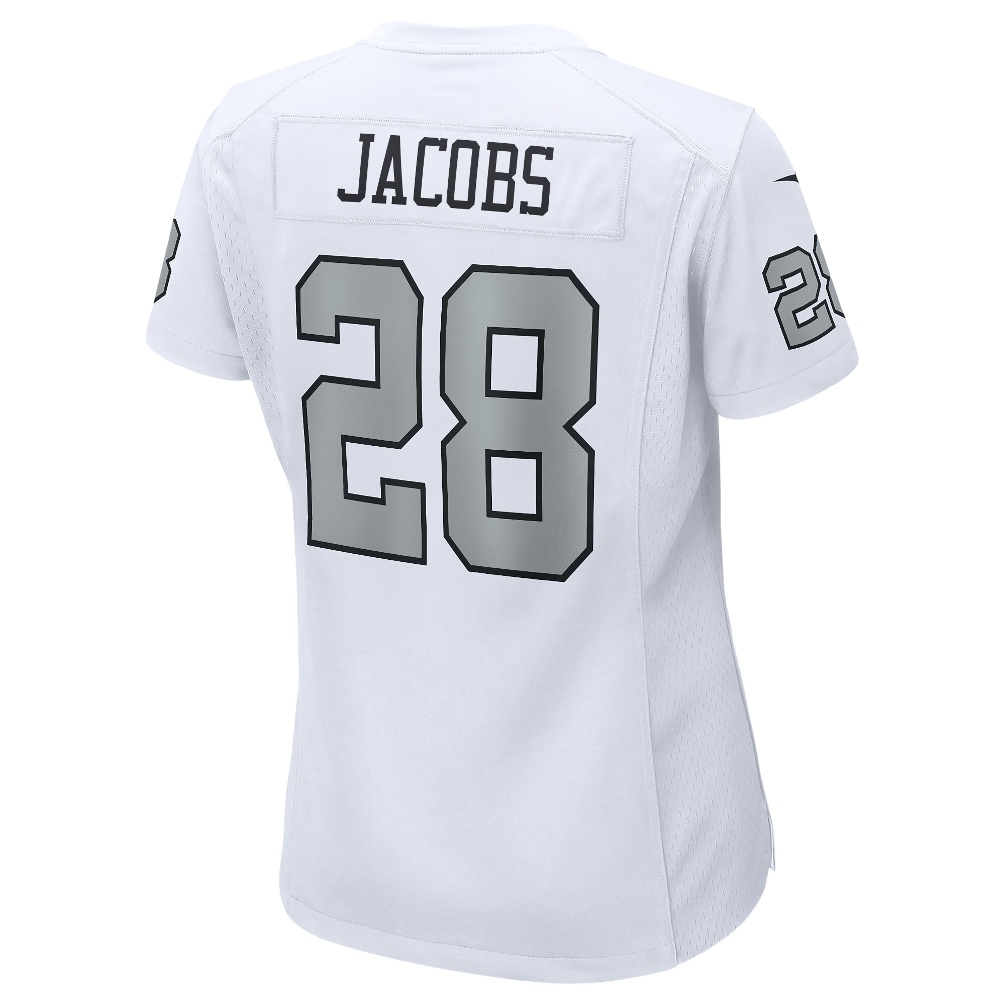 Josh Jacobs Las Vegas Raiders Nike Women’s Alternate Game Player Jersey – White Clowdercats