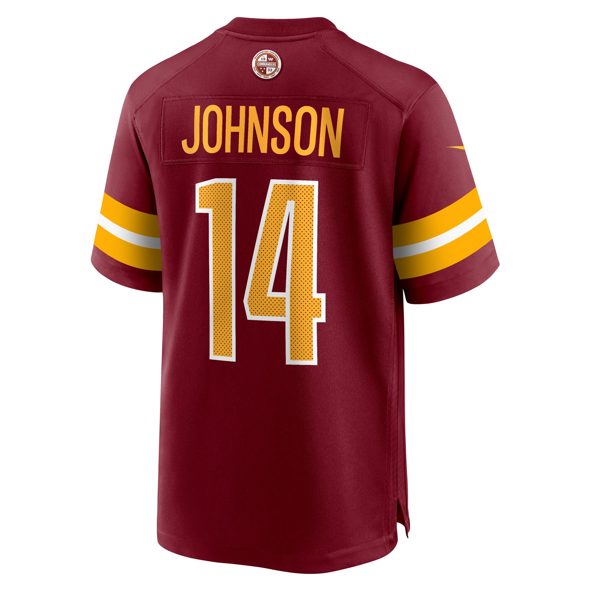 Josh Johnson Washington Commanders Nike Team Game Jersey – Burgundy Clowdercats