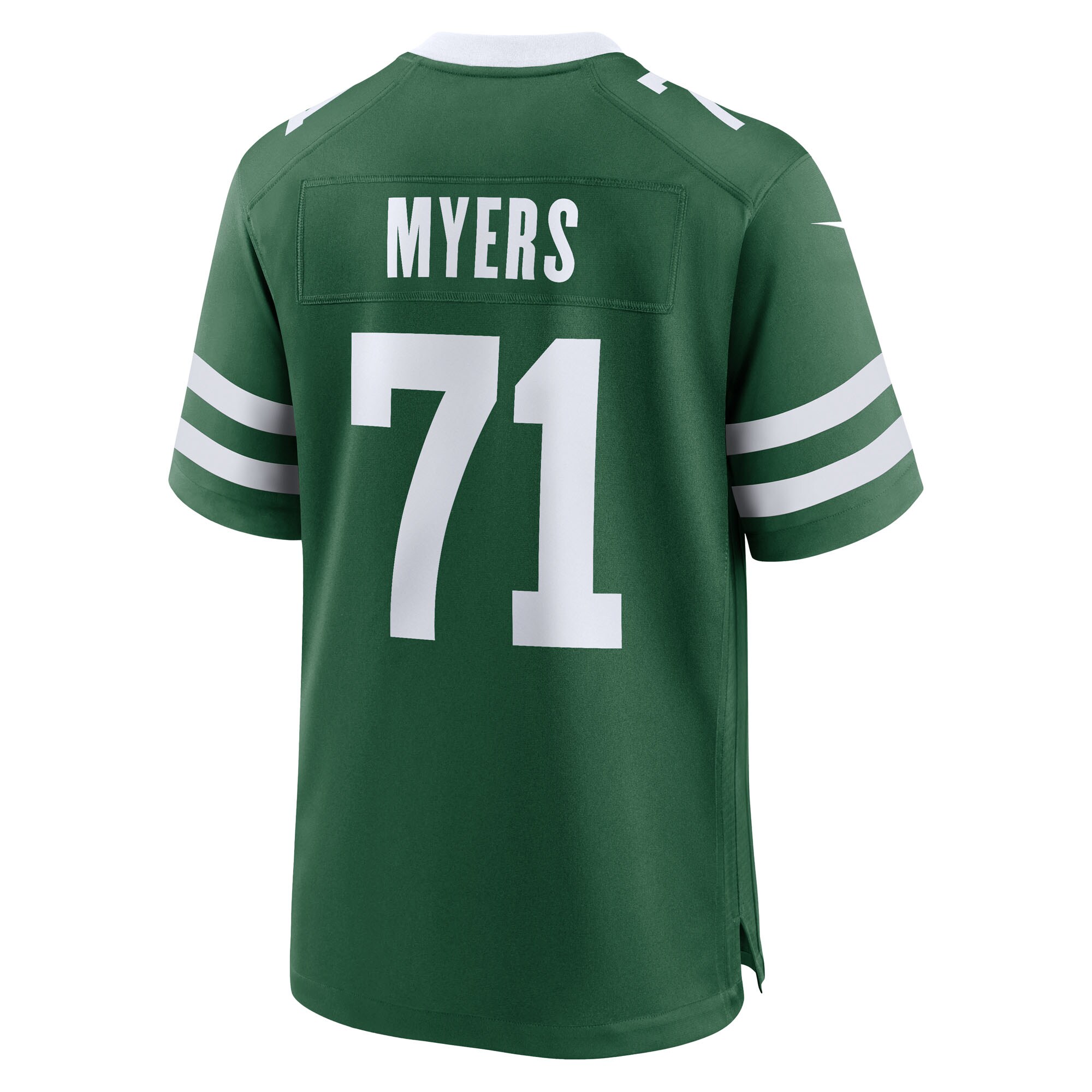 Josh Myers New York Jets Nike Team Game Jersey – Legacy Green Clowdercats
